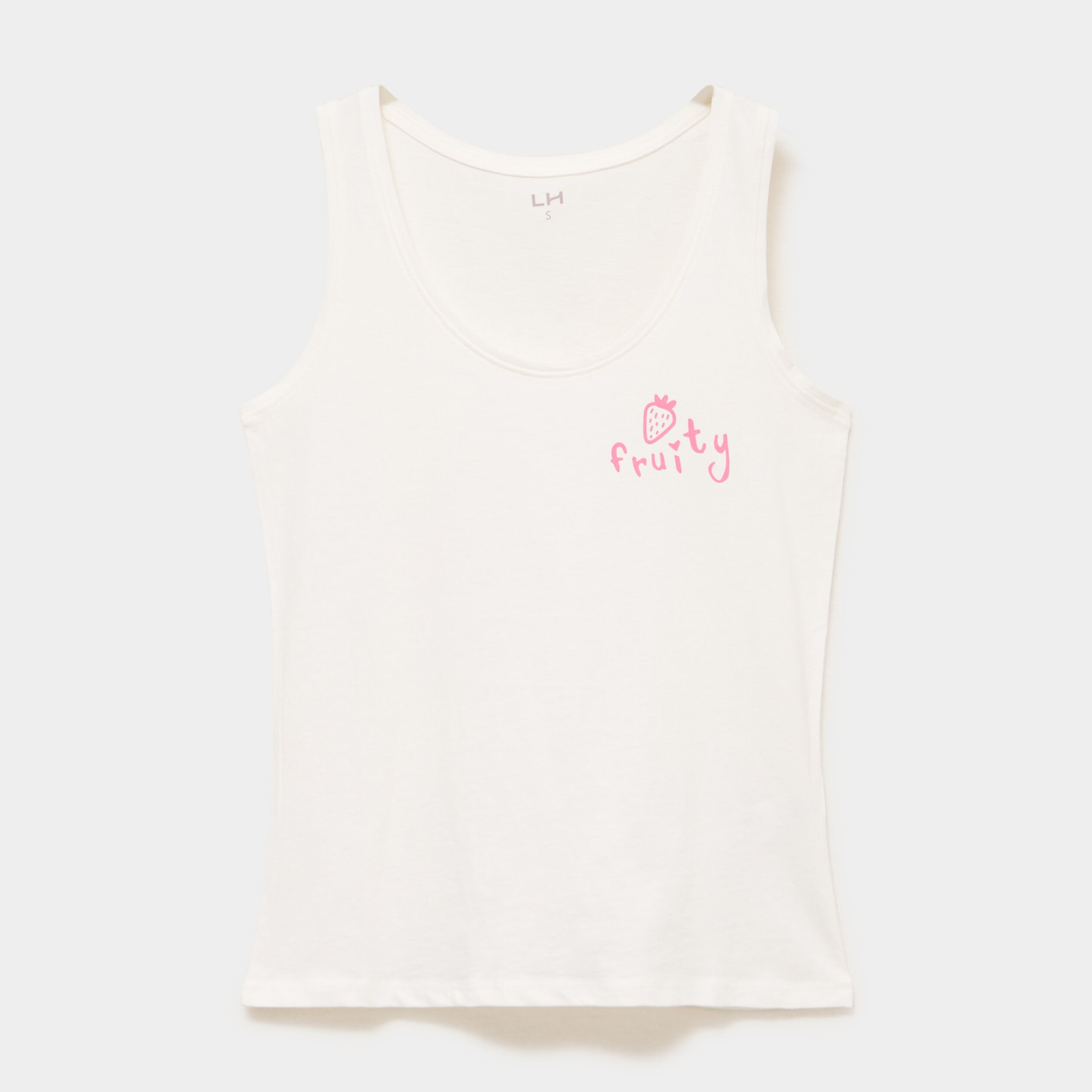 D&eacute;bardeur droit coton blanc femme