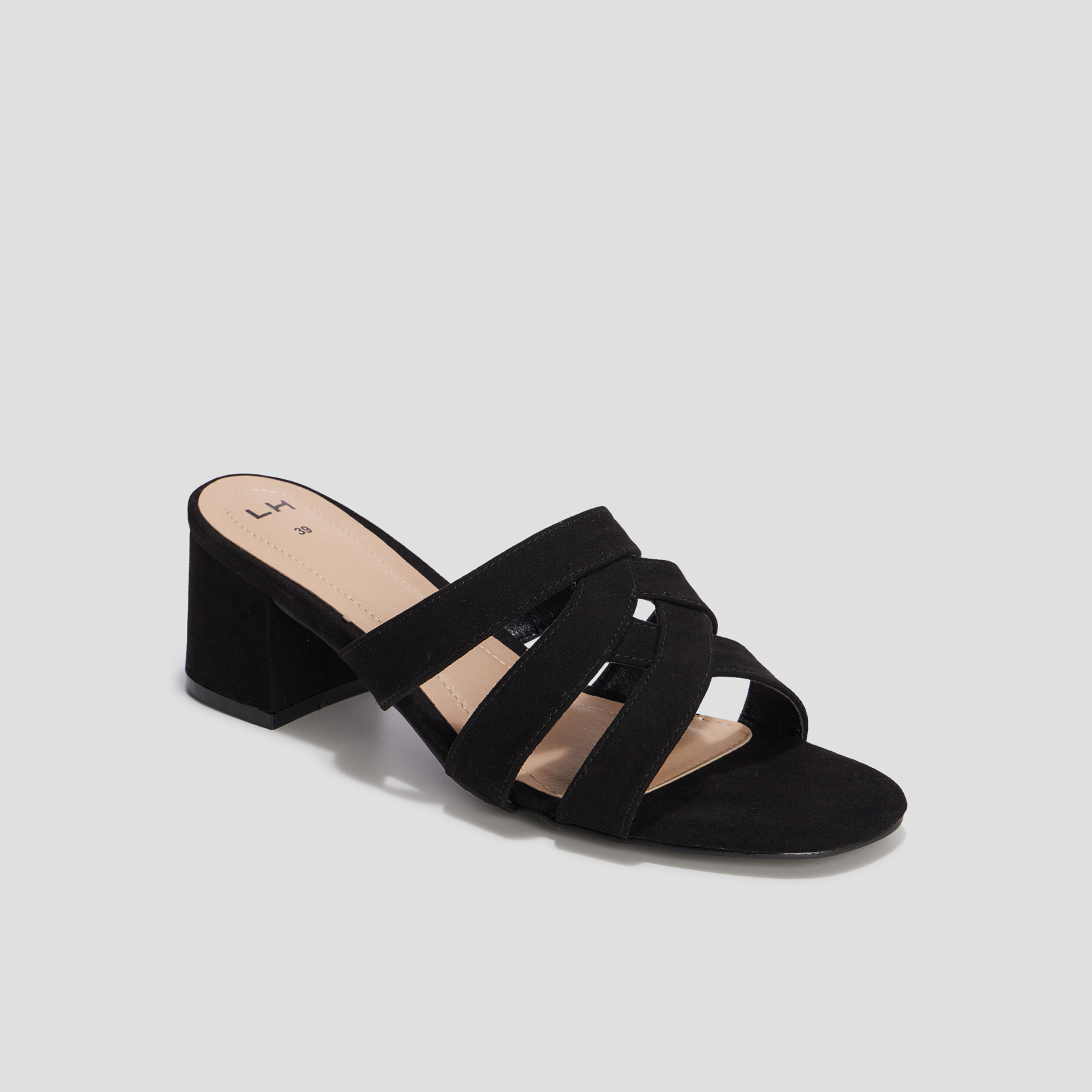 mules talons carrés