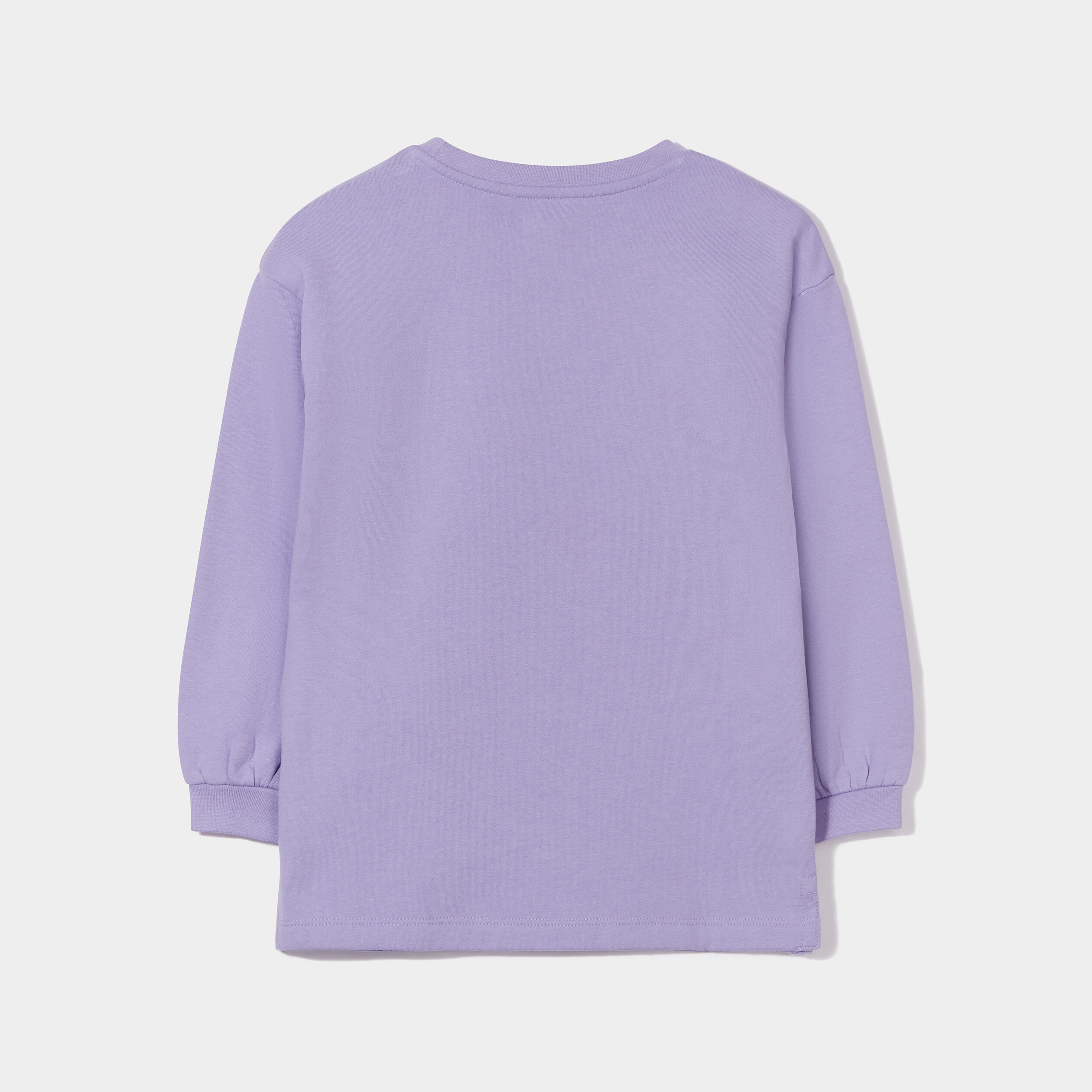 ensemble sweat long et legging 2 pieces mauve fille Ensemble sweat long et legging 2 pièces mauve fille