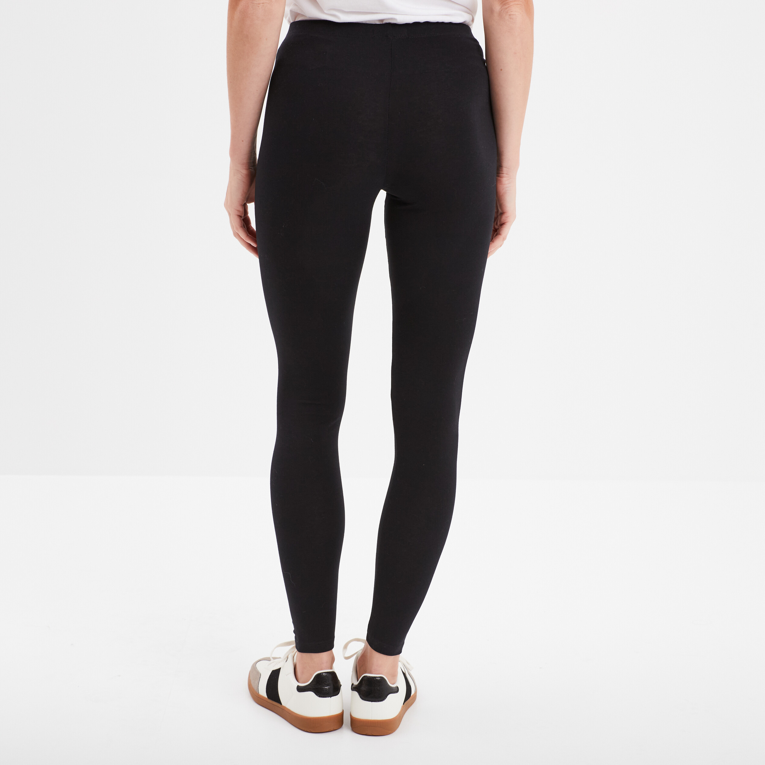 legging long taille haute noir femme Legging long taille haute noir femme