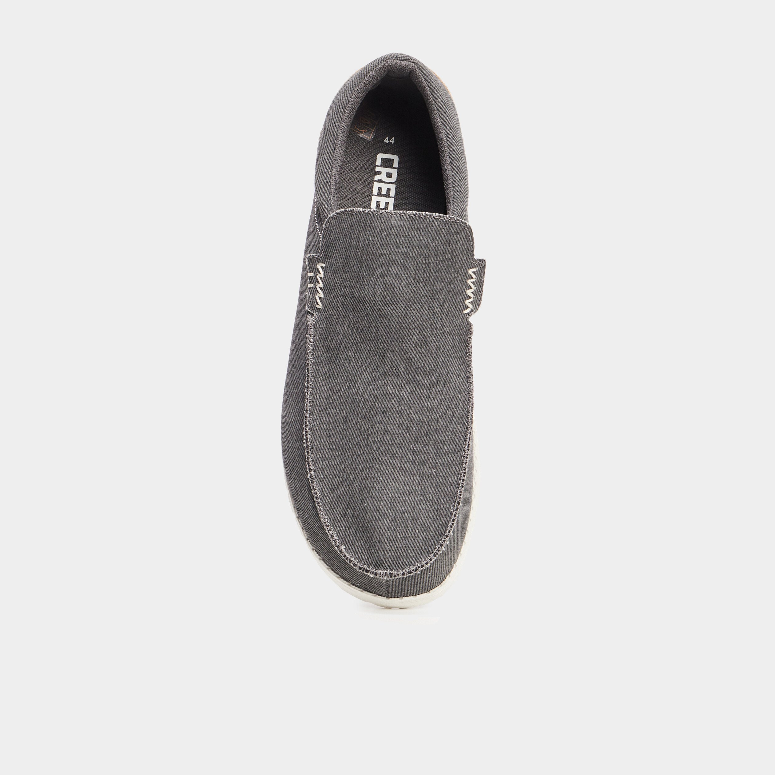 Loafer en toile gris homme La Halle