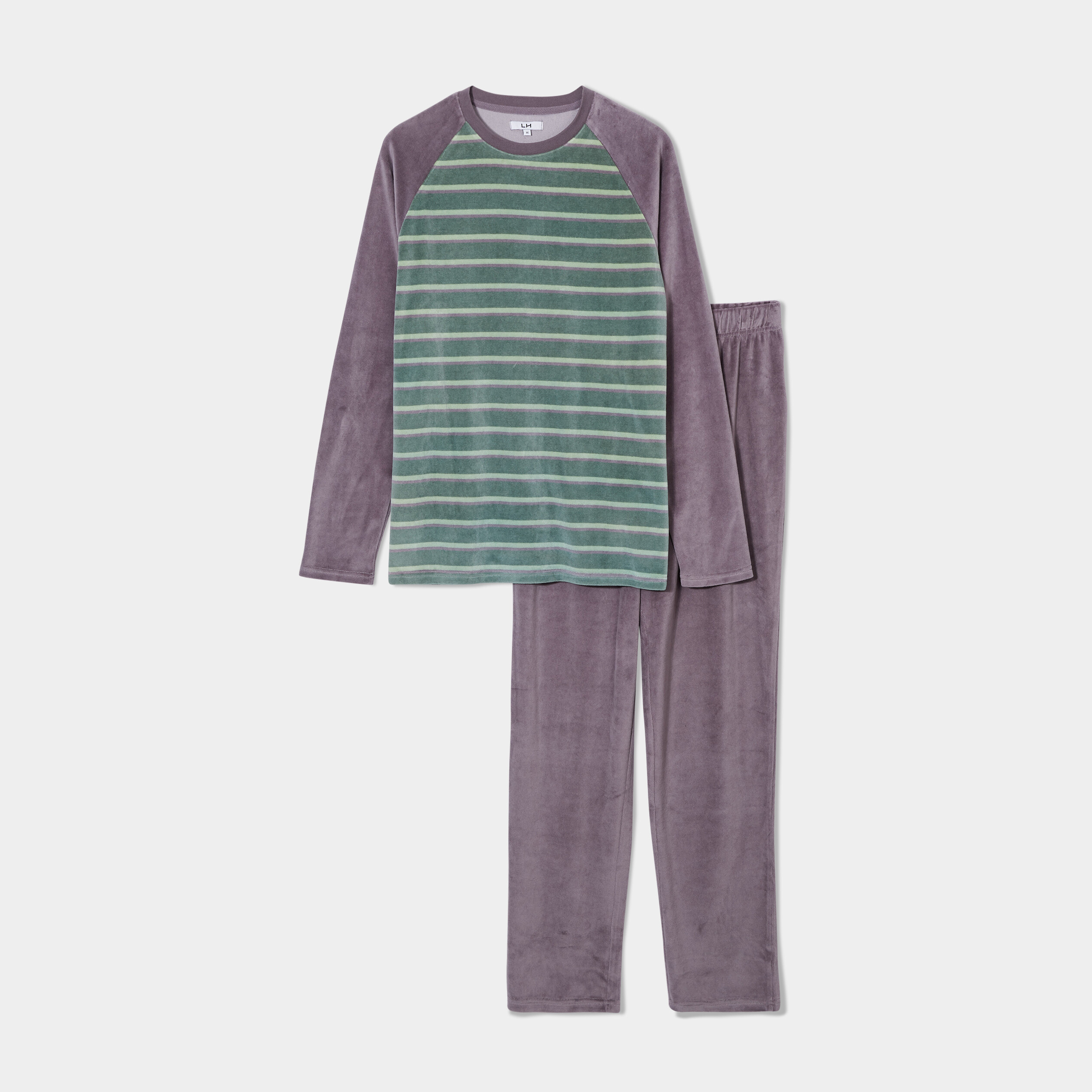 Pyjama velours 2025 homme