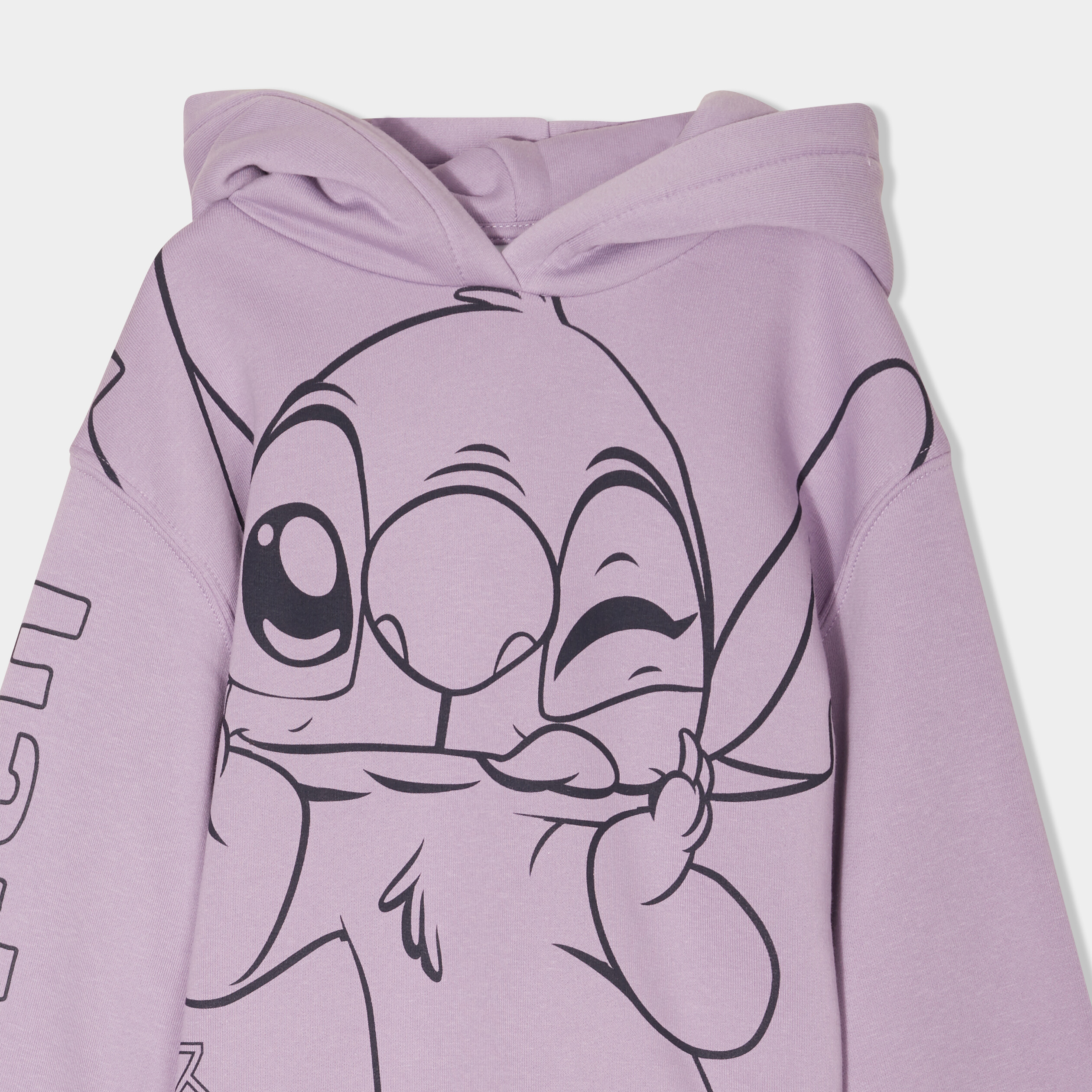 sweat a capuche hoodie stitch parme fille Sweat à capuche hoodie Stitch parme fille