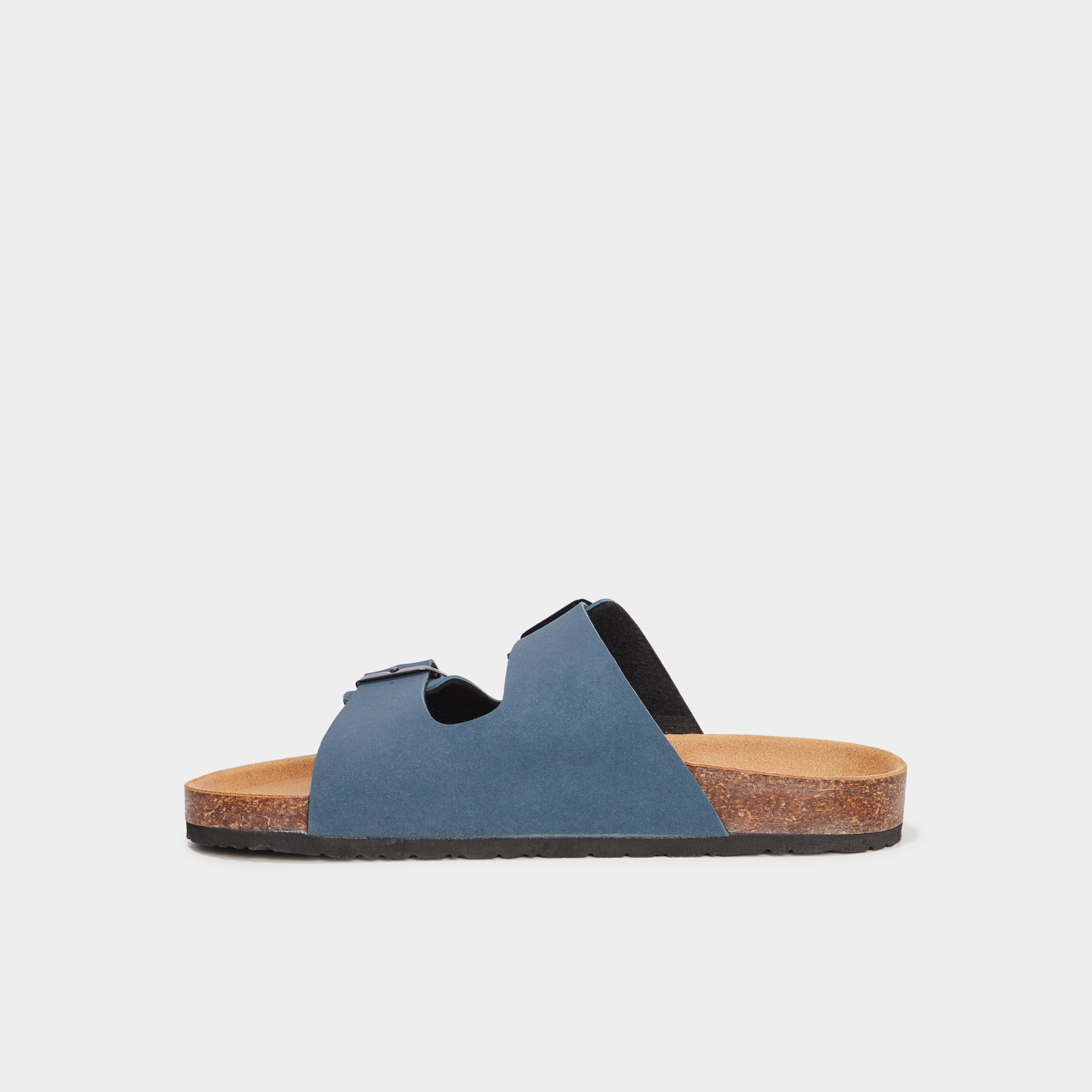 Mules avec boucles bleu marine homme