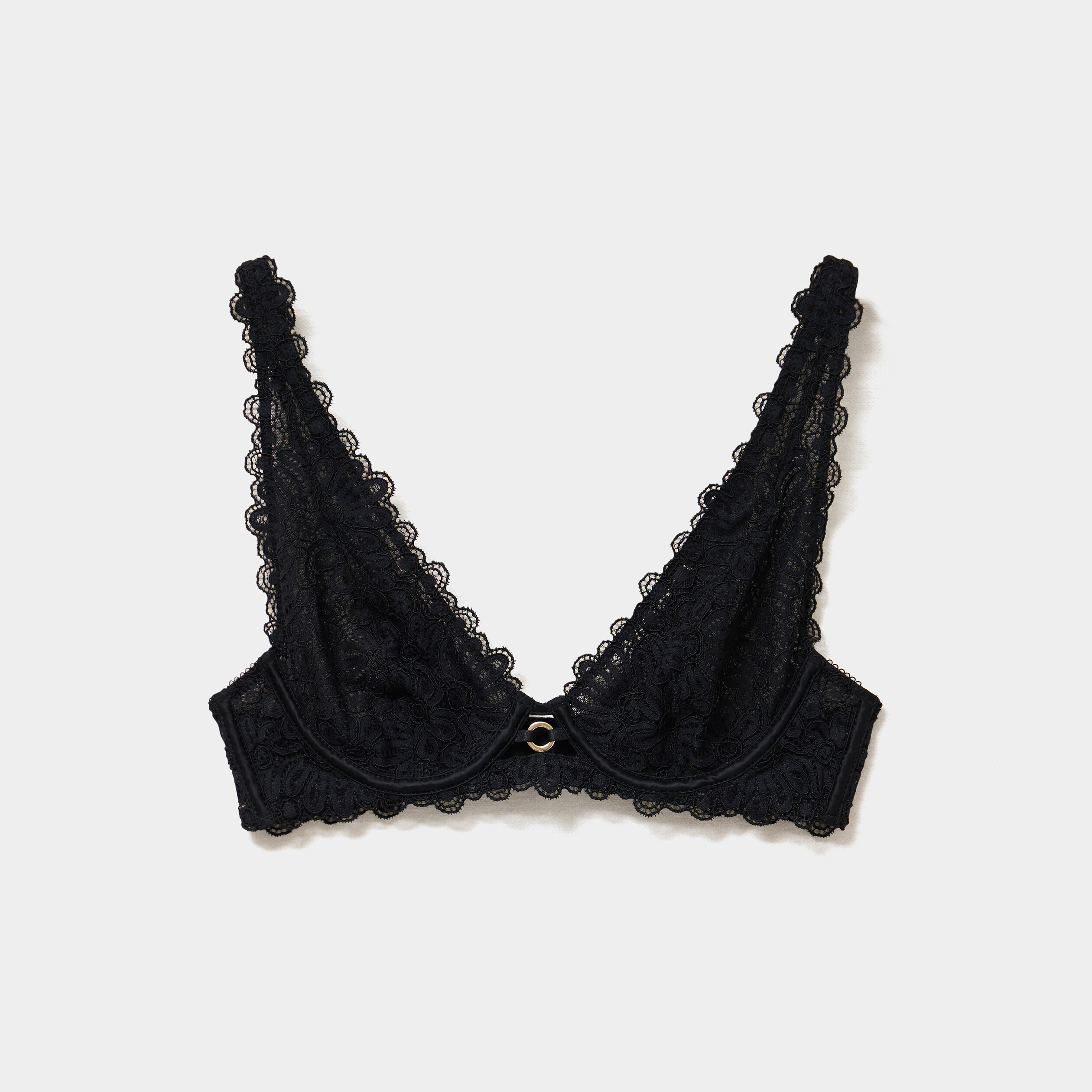 Soutien-gorge foulard dentelle noir femme