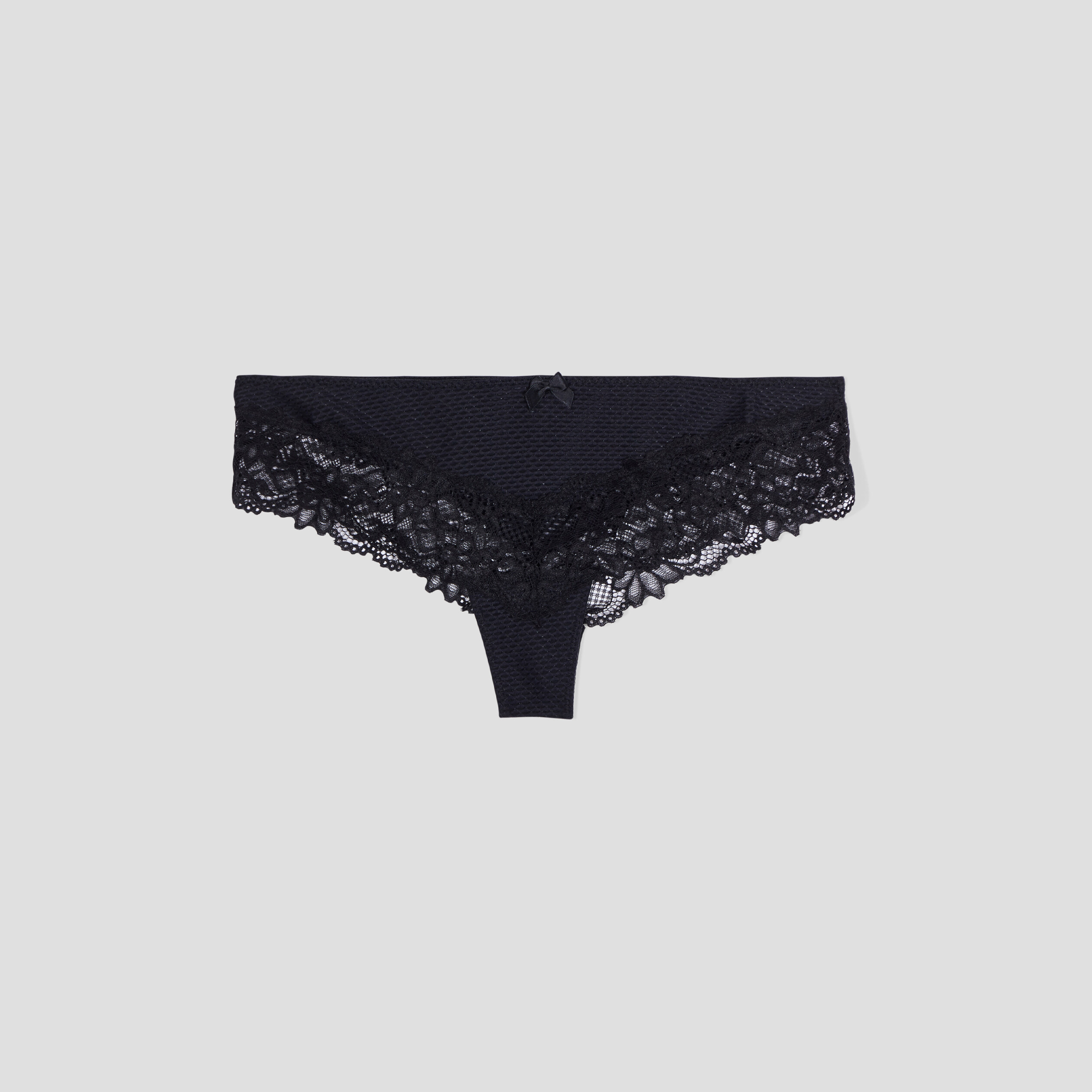 shorty micro dentelle noir femme Shorty micro dentelle noir femme