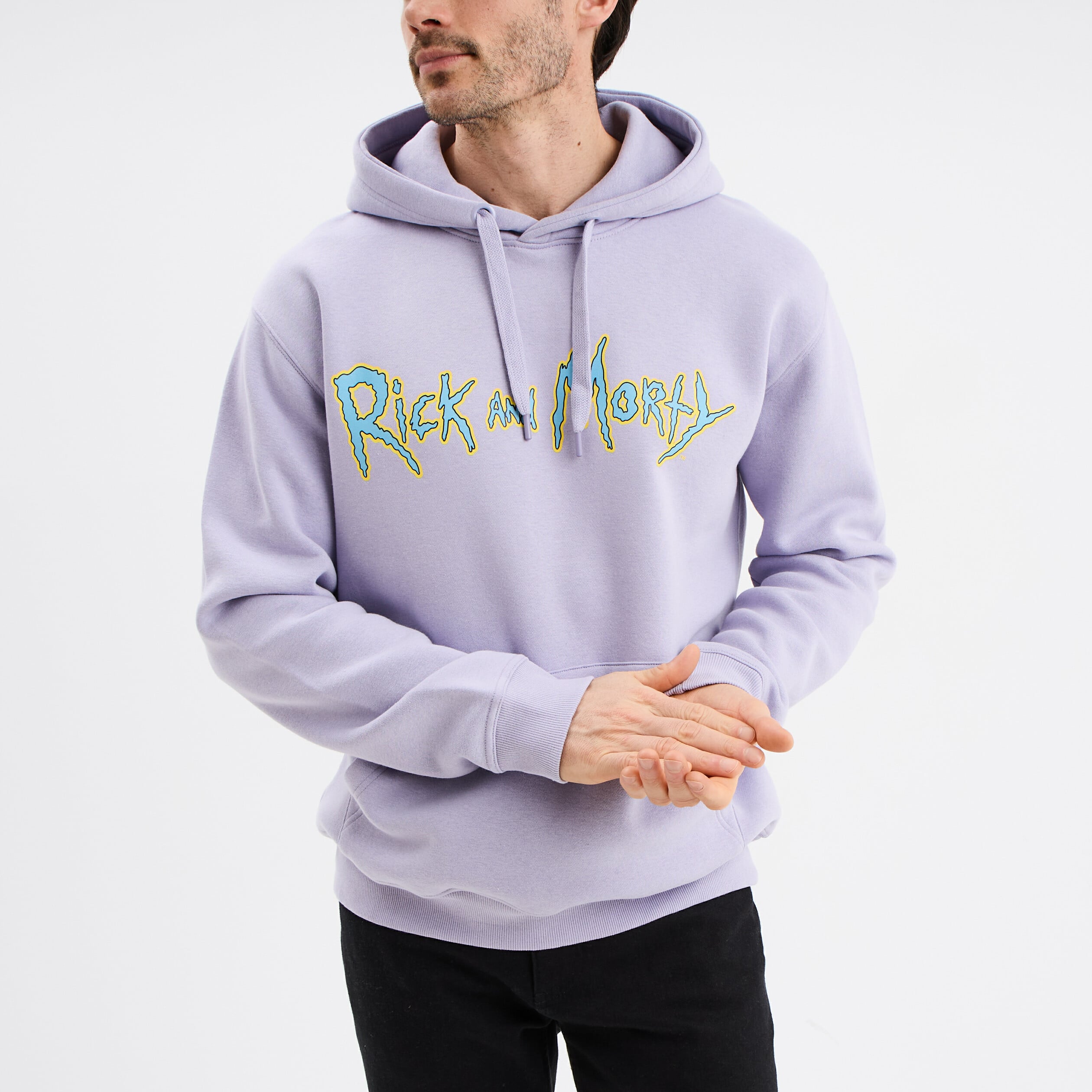 Sweat hoodie &agrave; capuche Rick et Morty parme homme