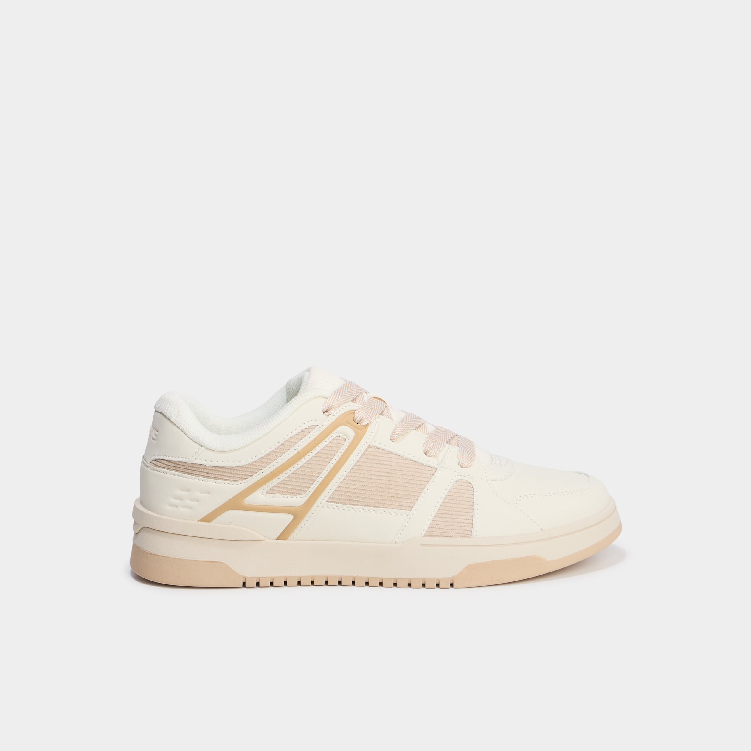 Tennis basses &agrave; lacets sable homme