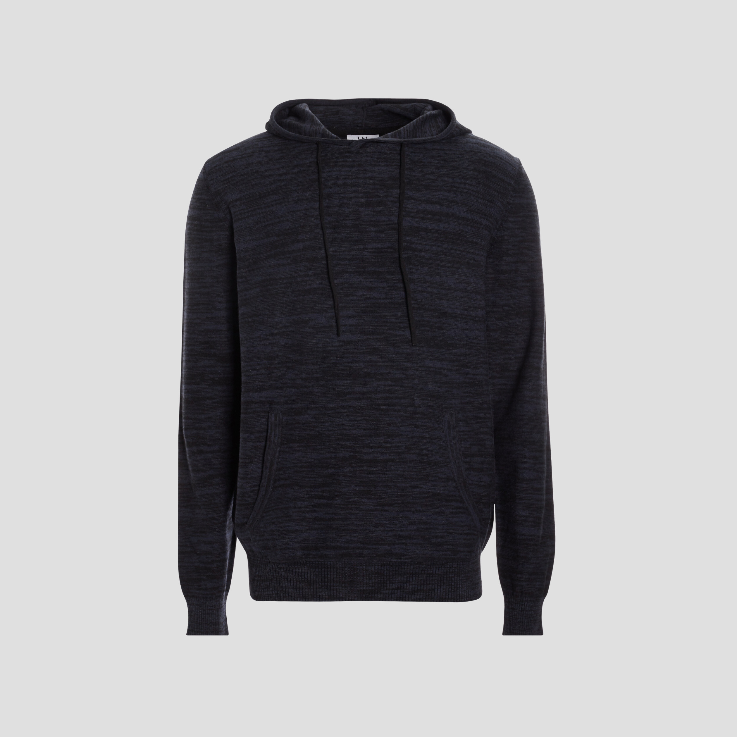 Pull à capuche bleu foncé homme