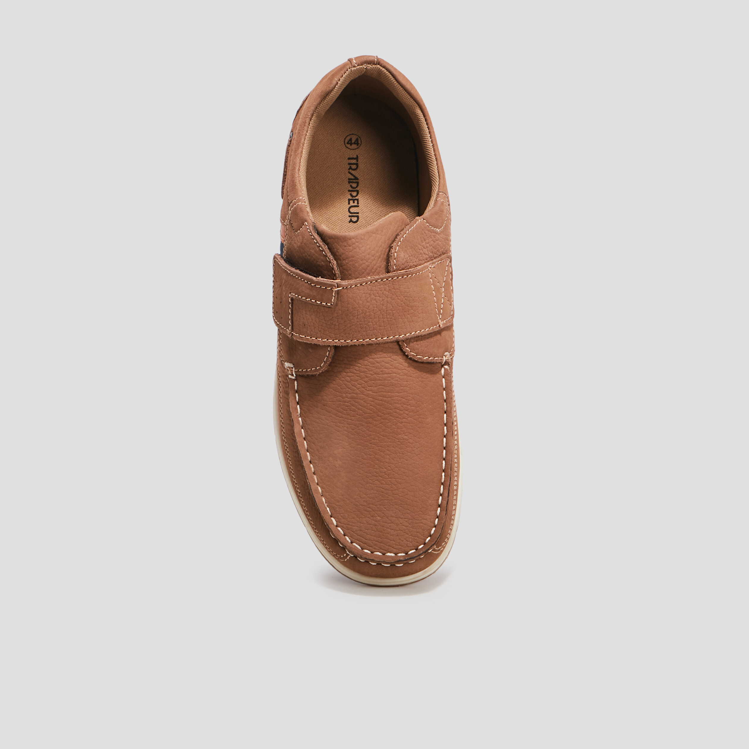 chaussures bateau a scratch en cuir sable homme Chaussures bateau à scratch en cuir sable homme