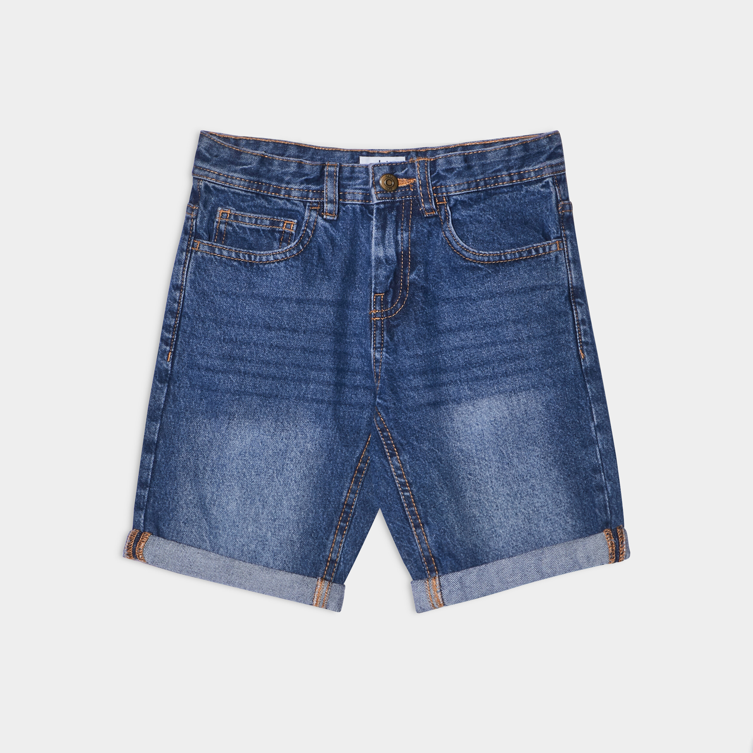 Bermuda en top jean garcon