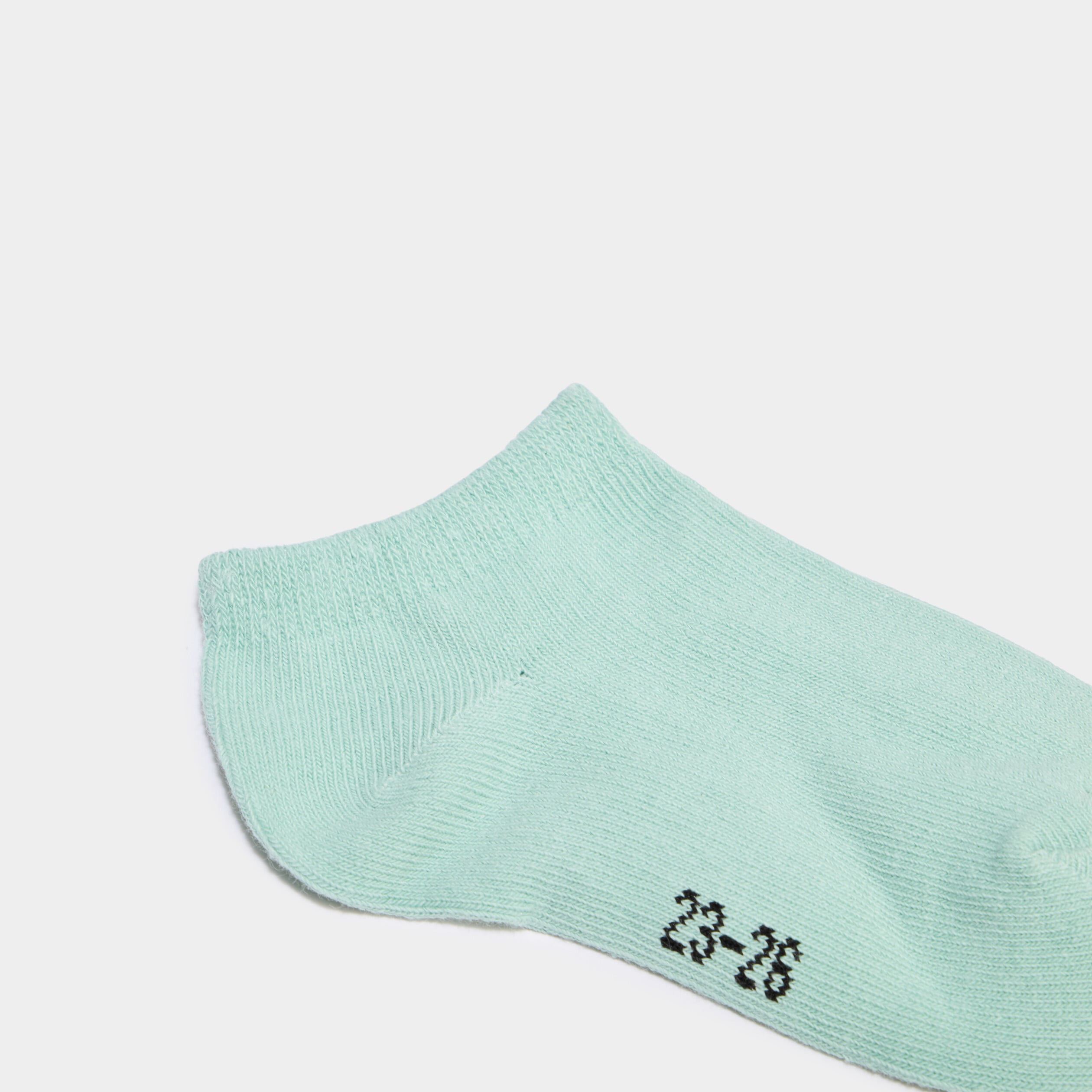 Lot 5 paires chaussettes invisibles sable b&eacute;b&eacute; gar&ccedil;on