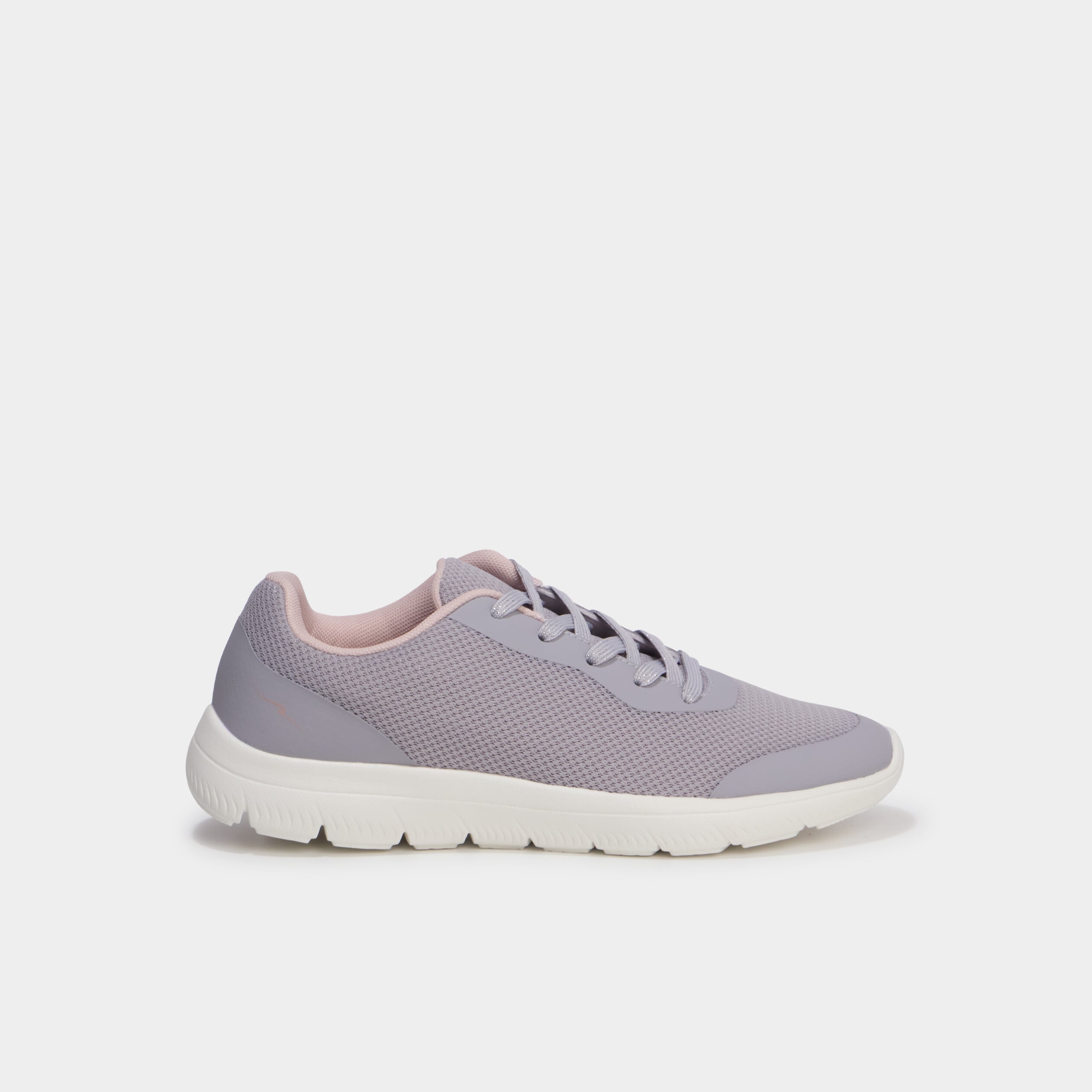 Baskets running mauve femme