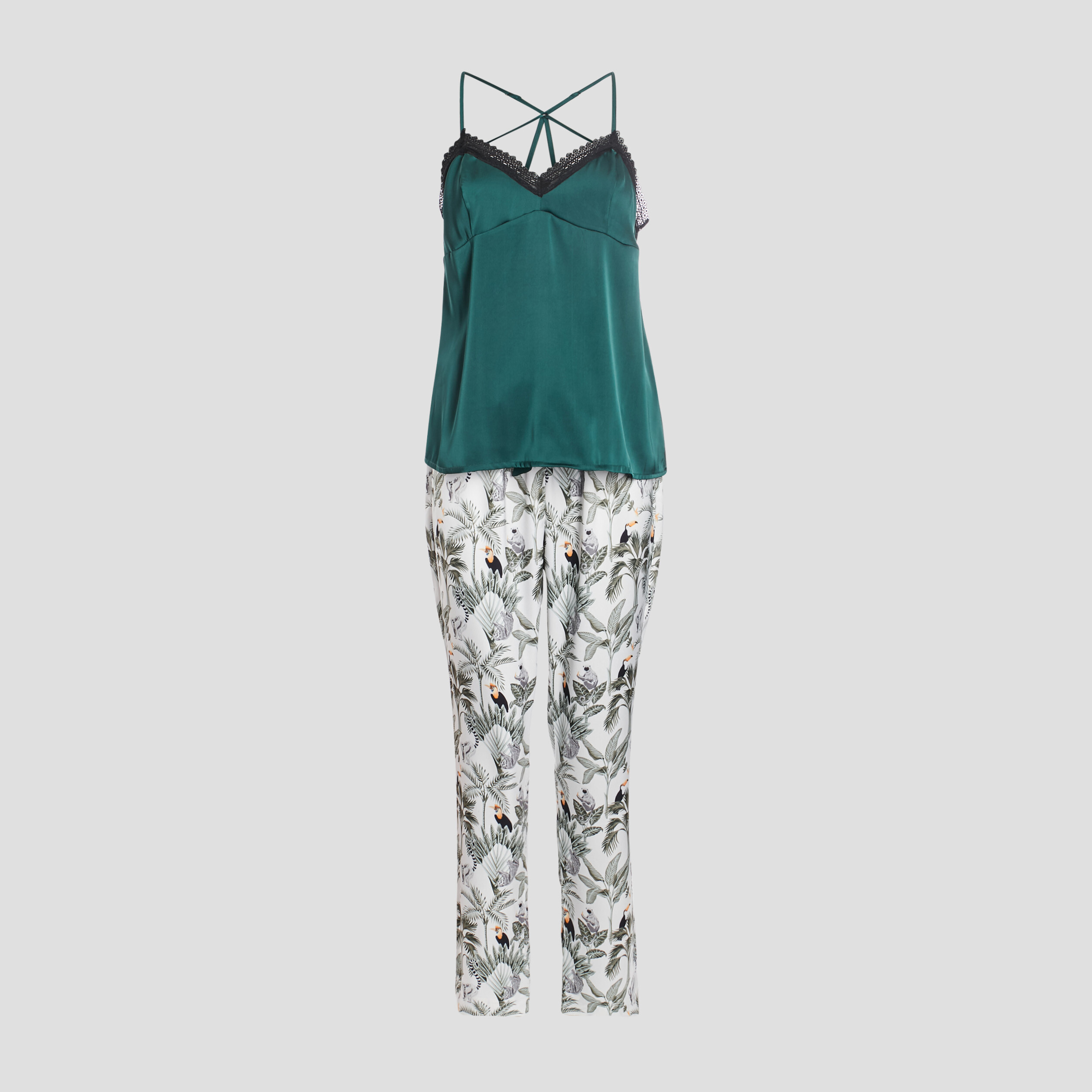 ensemble pyjama 2 pieces ecru femme Ensemble pyjama 2 pièces ecru femme