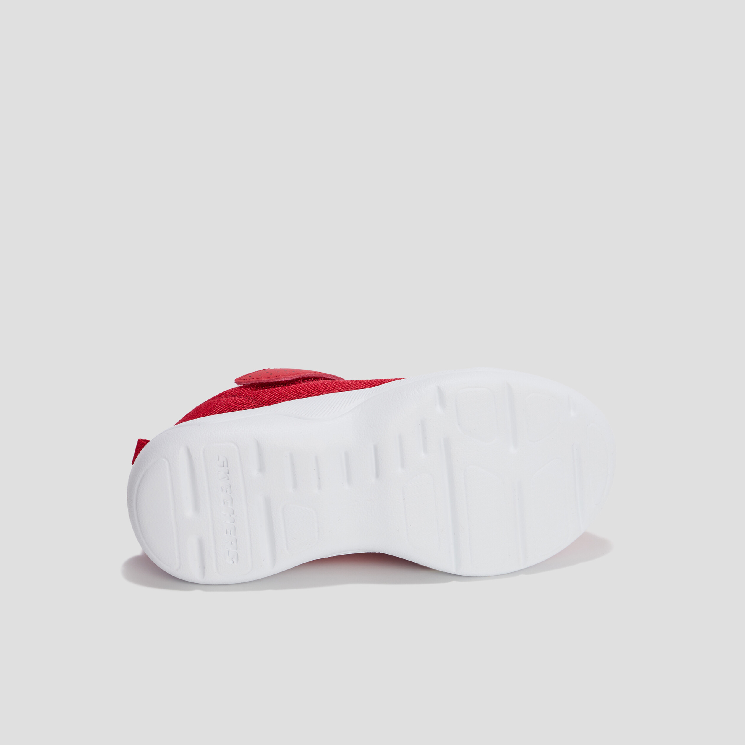 Baskets à scratchs Skechers Skechstepz rouge garçon