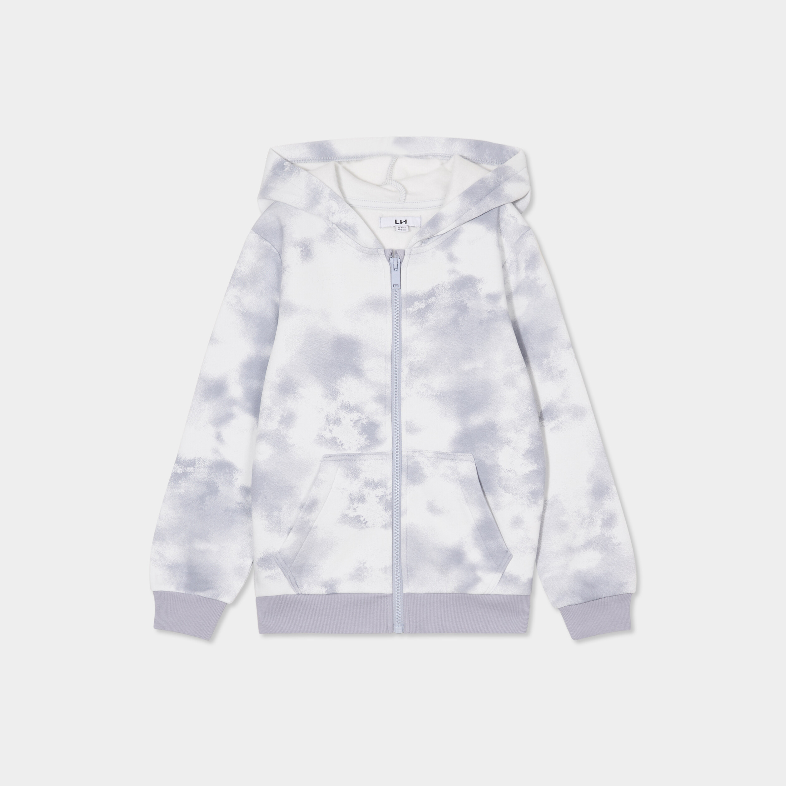 sweat a capuche zippe gris fonce garcon Sweat à capuche zippé gris foncé garçon