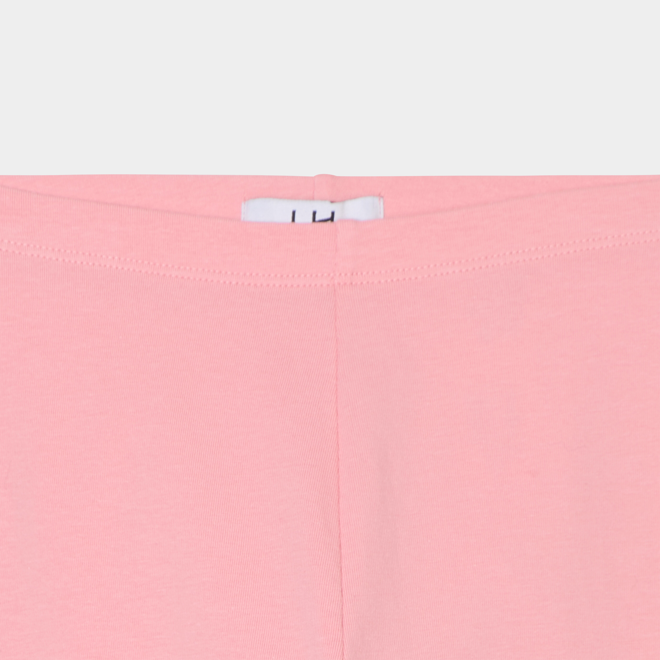 legging cycliste coton taille elastiquee rose fille Legging cycliste coton taille élastiquée rose fille