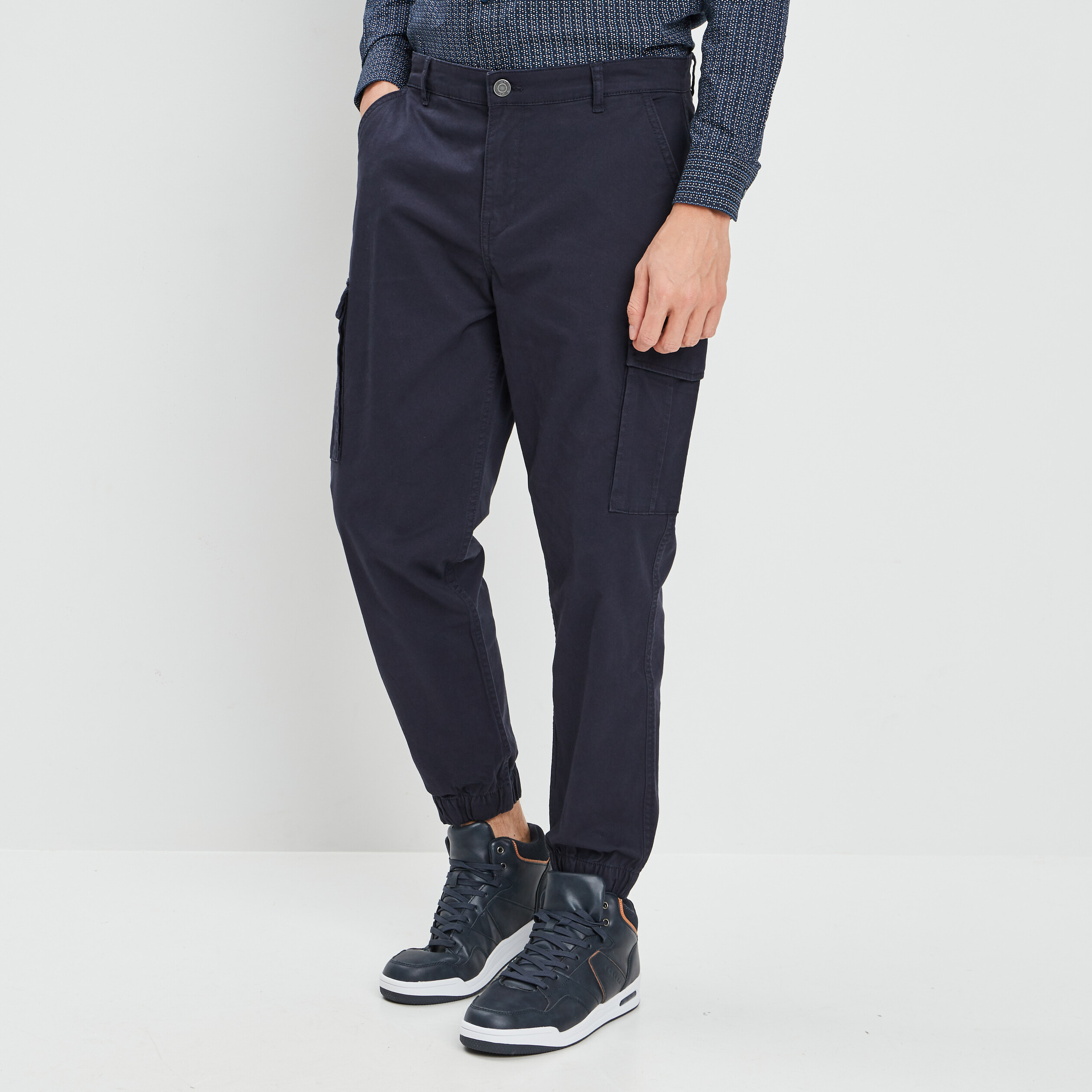 pantalon cargo bleu marine homme Pantalon cargo bleu marine homme