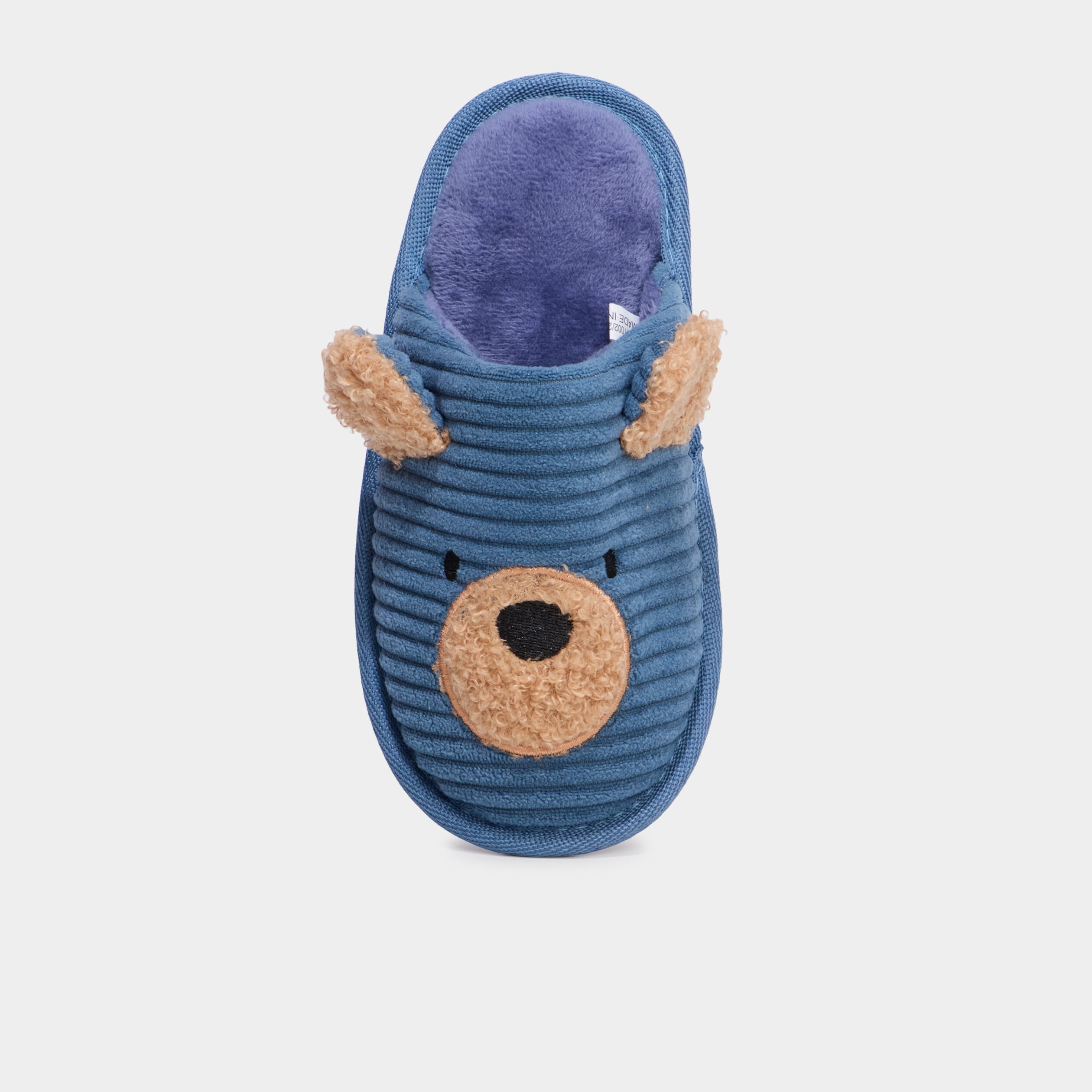 Chaussons mules bleu gar&ccedil;on