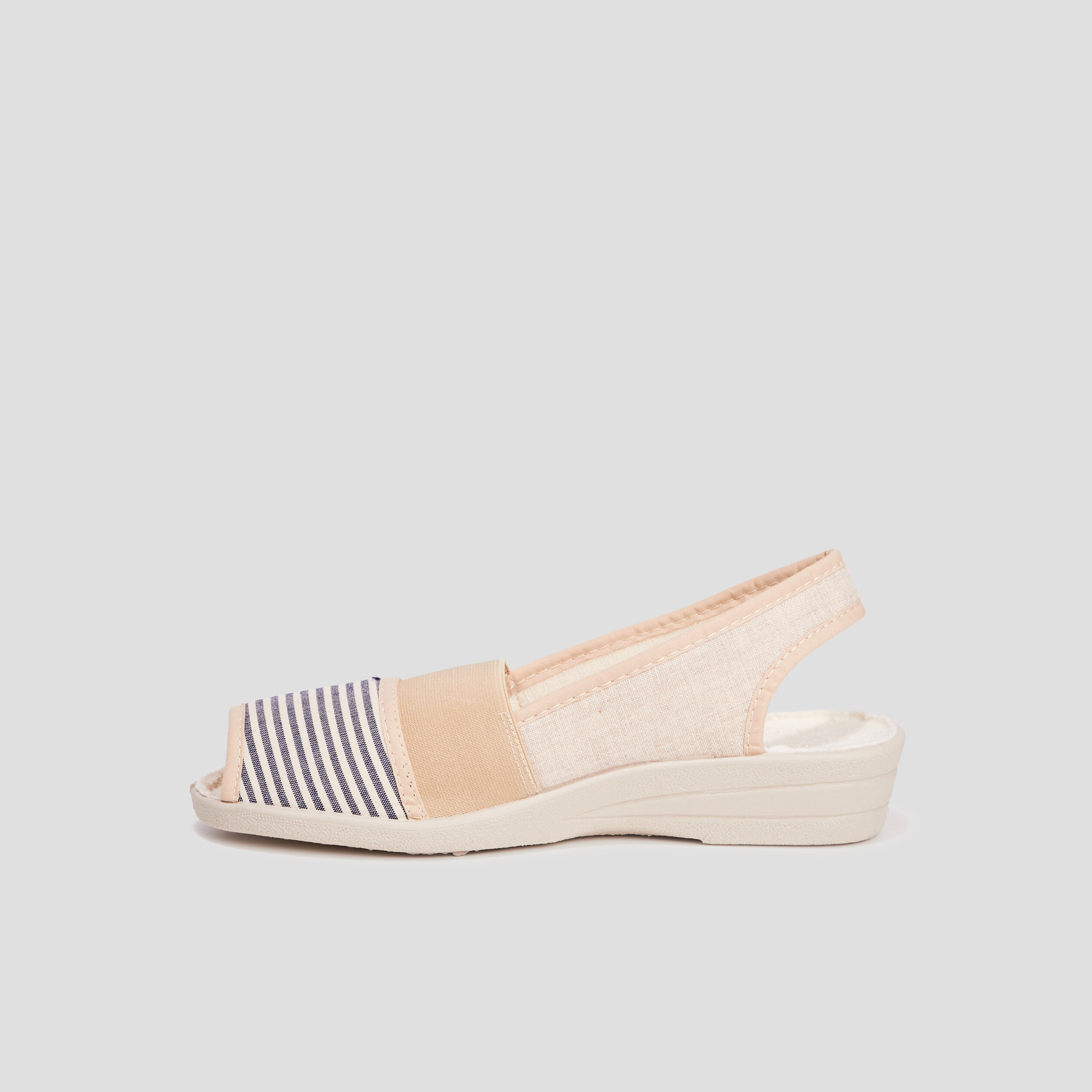 chaussons mules beige femme Chaussons mules beige femme