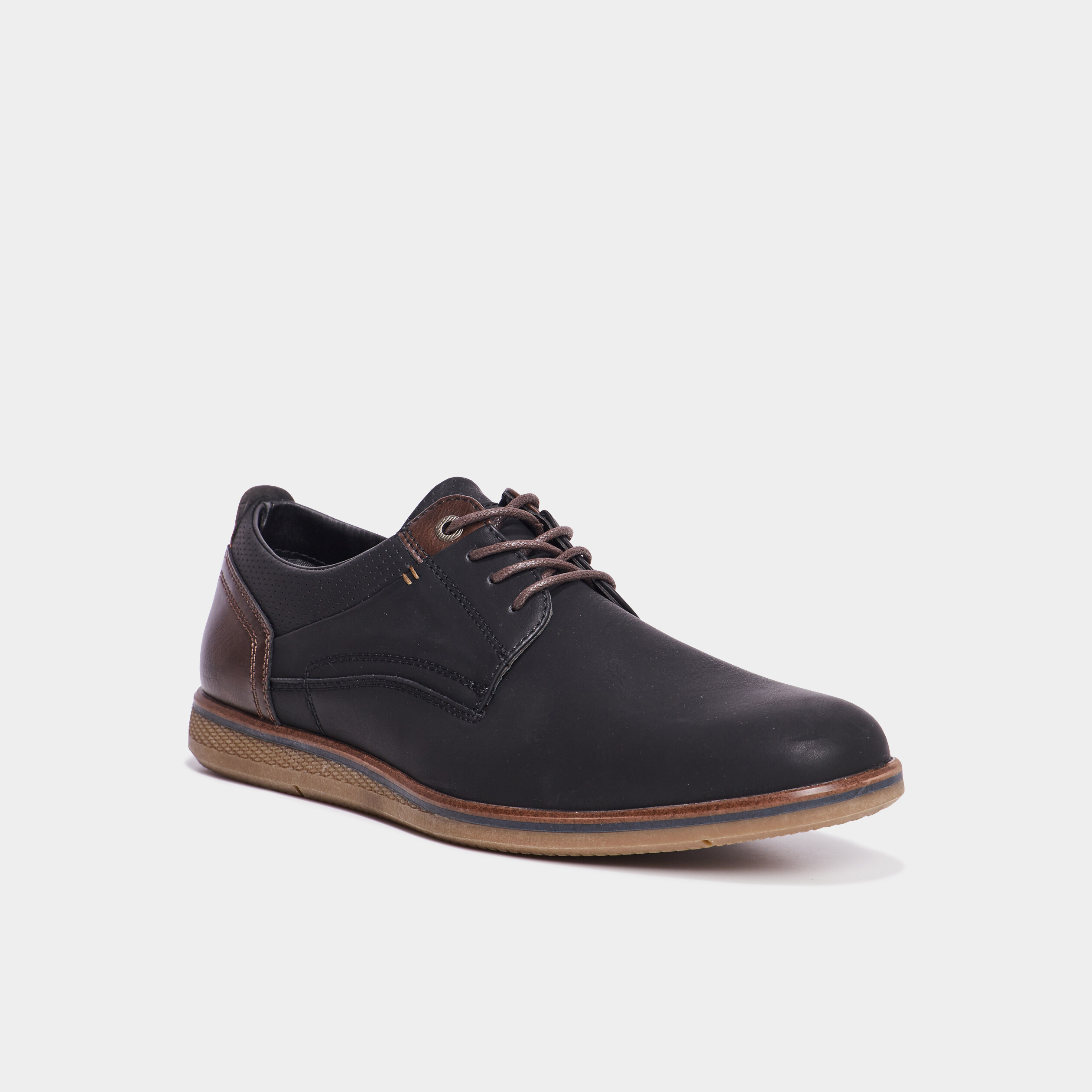 Derbies &agrave; lacets noir homme