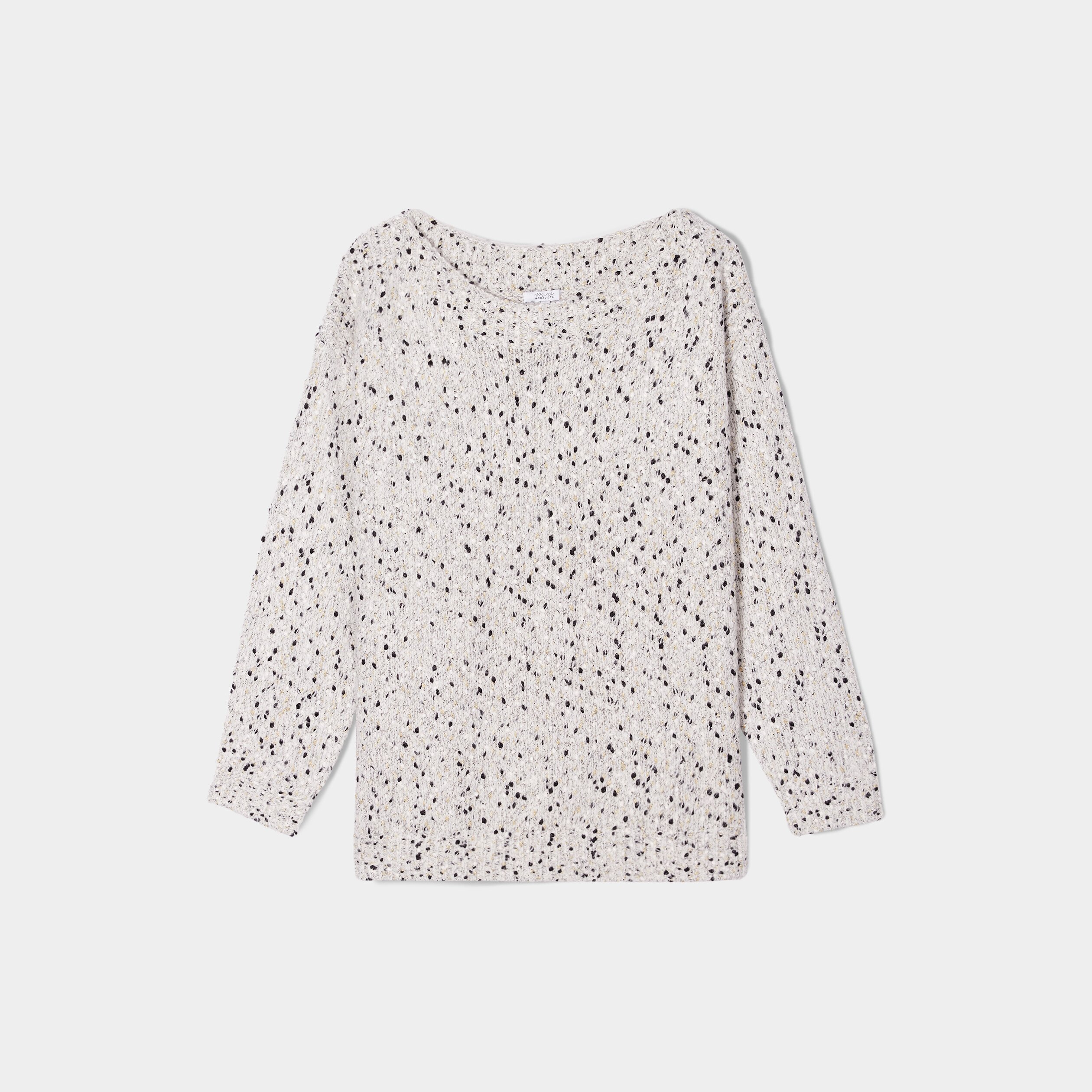 pull col bateau blanc femmegt Pull col bateau blanc femme grande taille