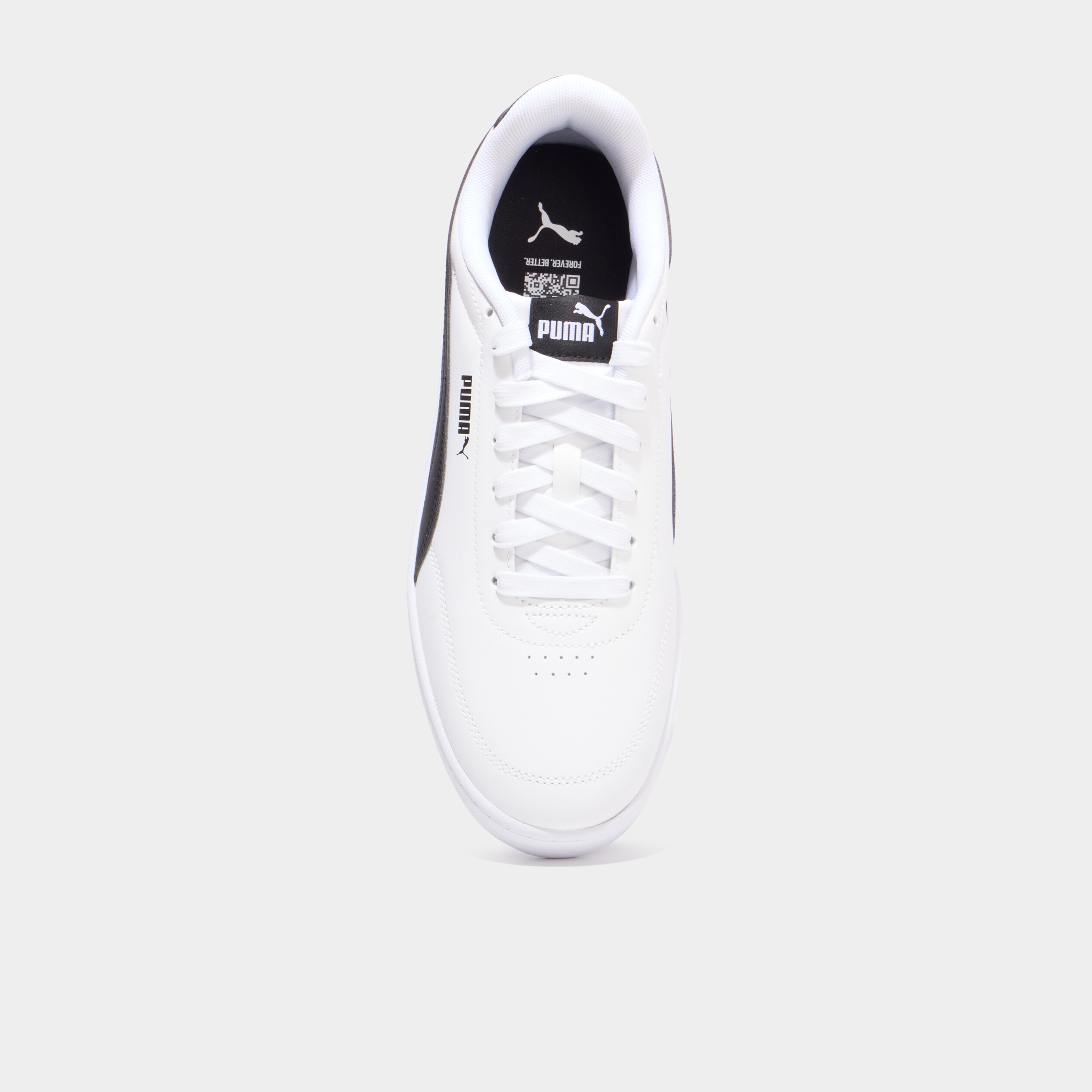 Baskets Puma Court Classic Clean noir homme