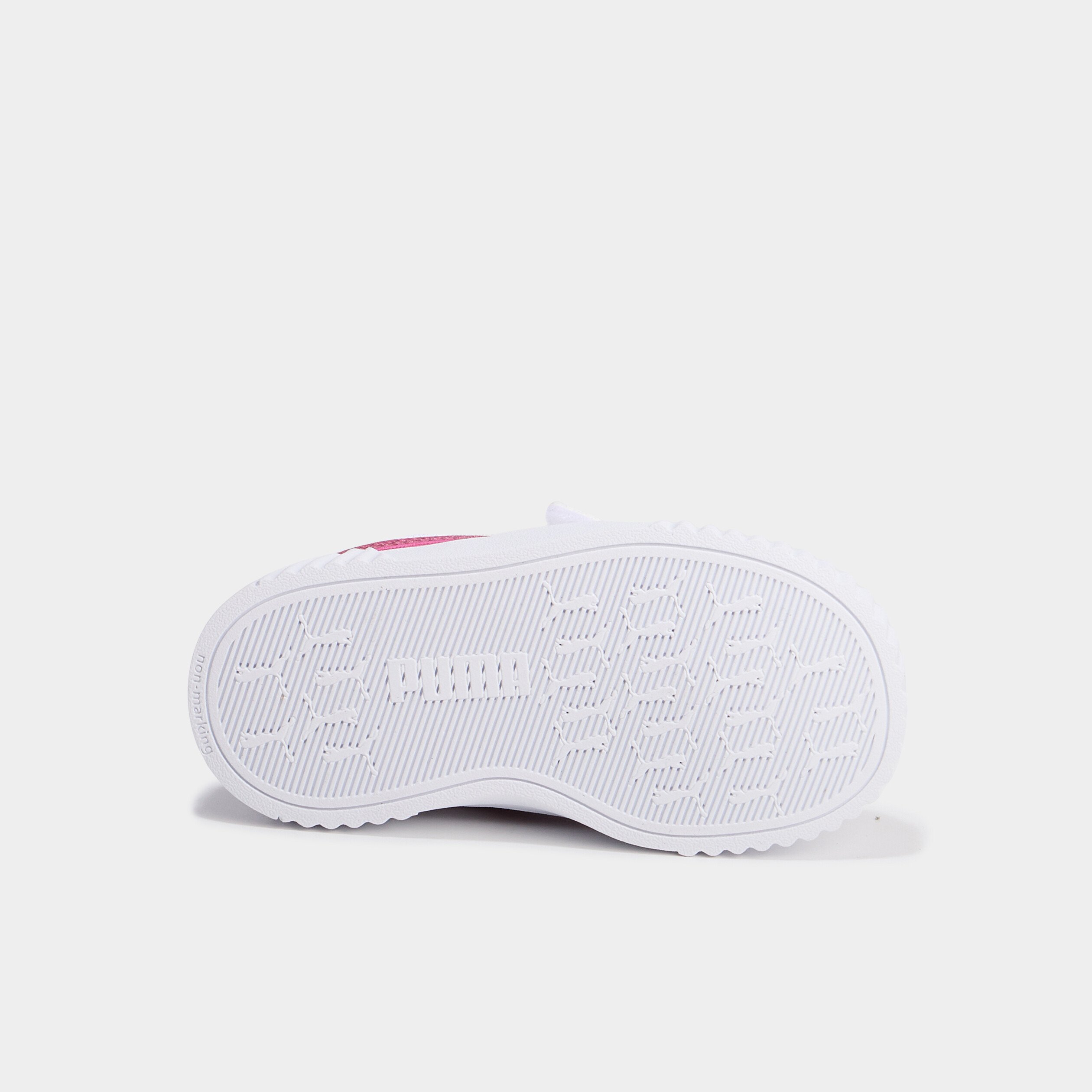 tennis basses a scratchs puma carina blanc bebef Tennis basses à scratchs Puma Carina blanc bébé fille