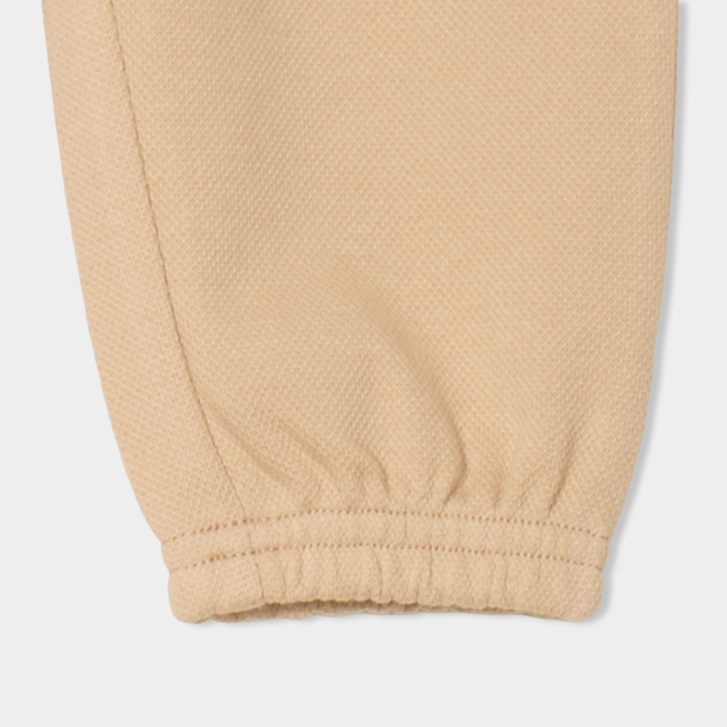 Pantalon jogging taille &eacute;lastiqu&eacute;e coton marron clair b&eacute;b&eacute; gar&ccedil;on