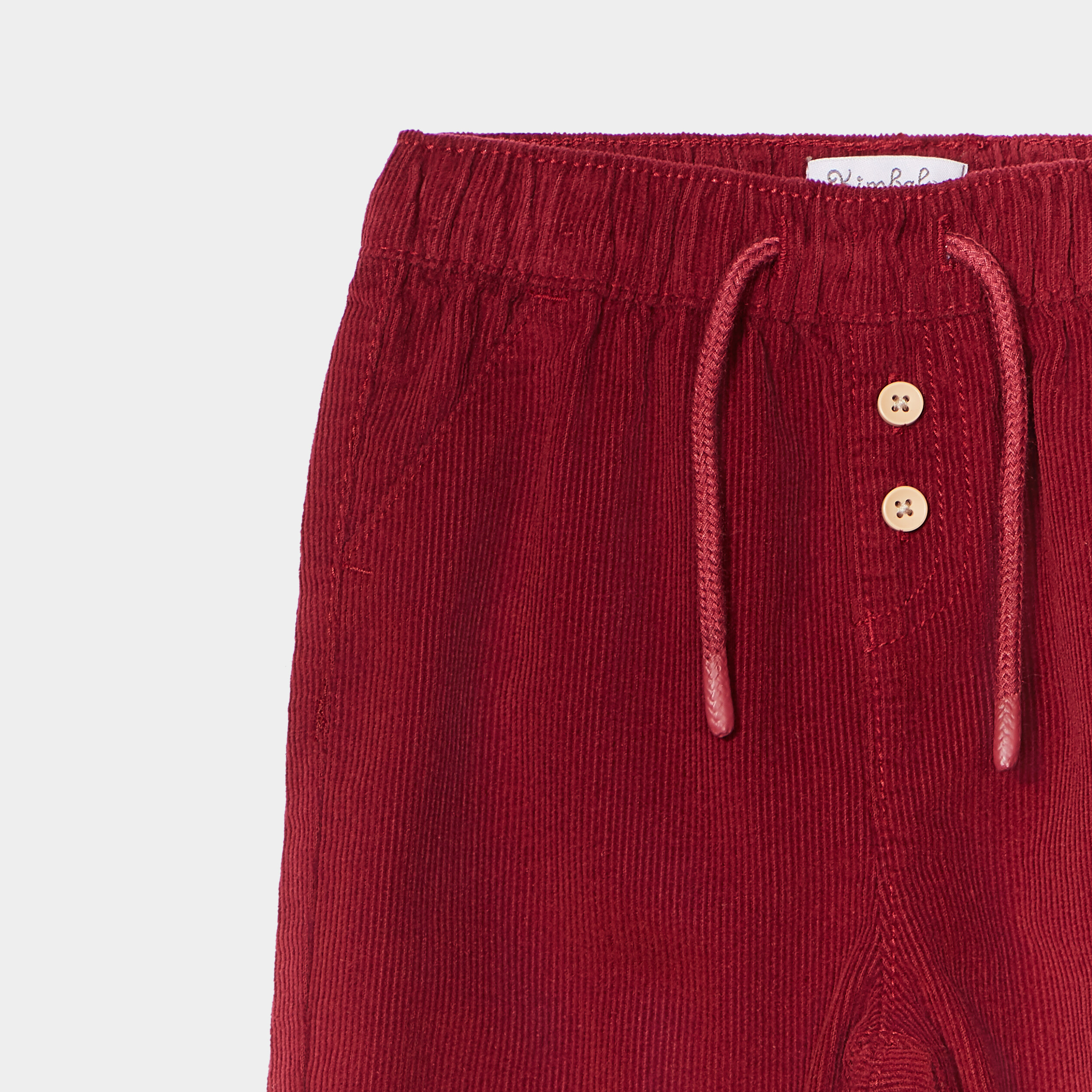 Pantalon velour hotsell bebe garcon