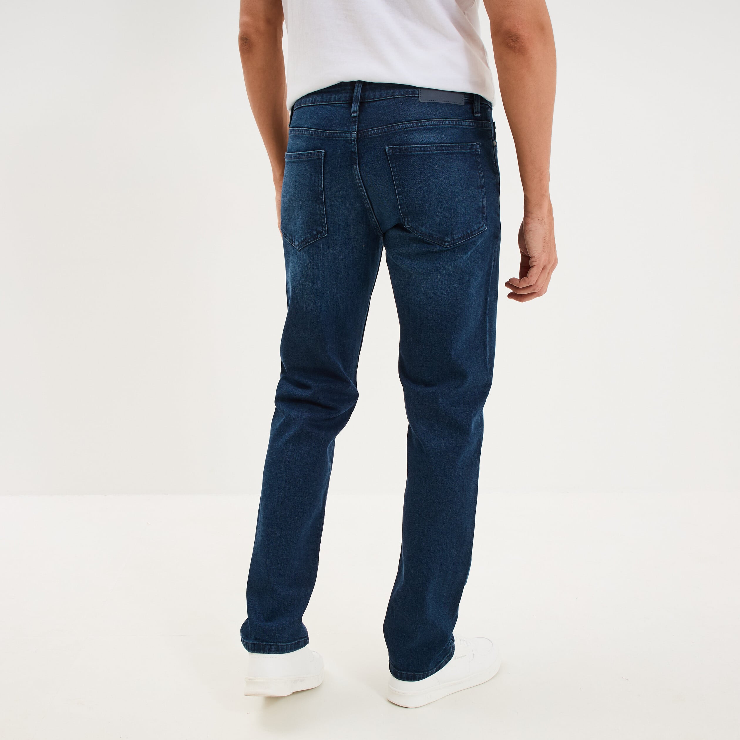 Jeans regular 5 poches denim used homme