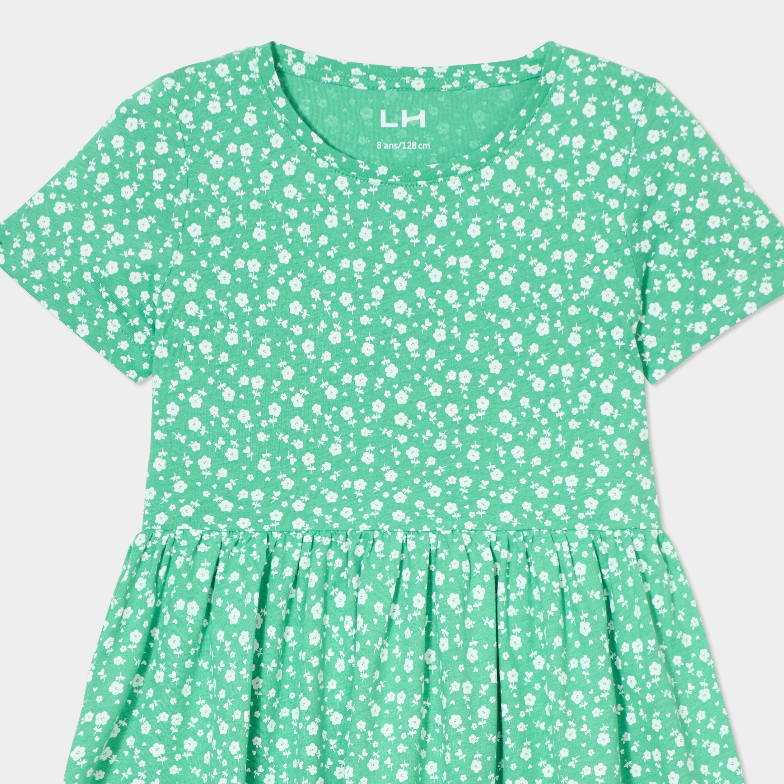 Femmes Robe À Manches Courtes - Robes De Longueur Au Genou Irrégulier