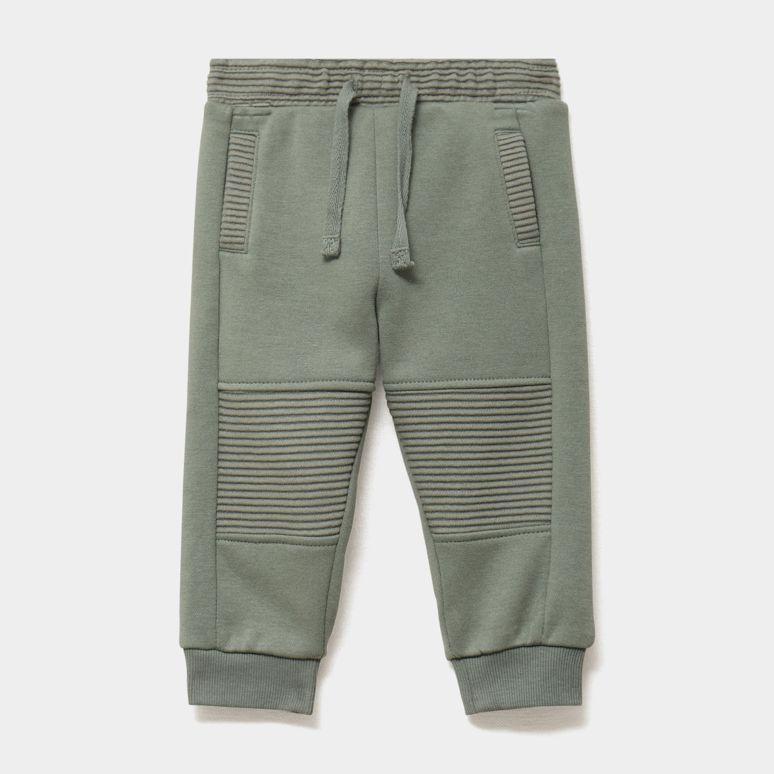 Pantalon de jogging molletonn&eacute; vert kaki b&eacute;b&eacute; gar&ccedil;on