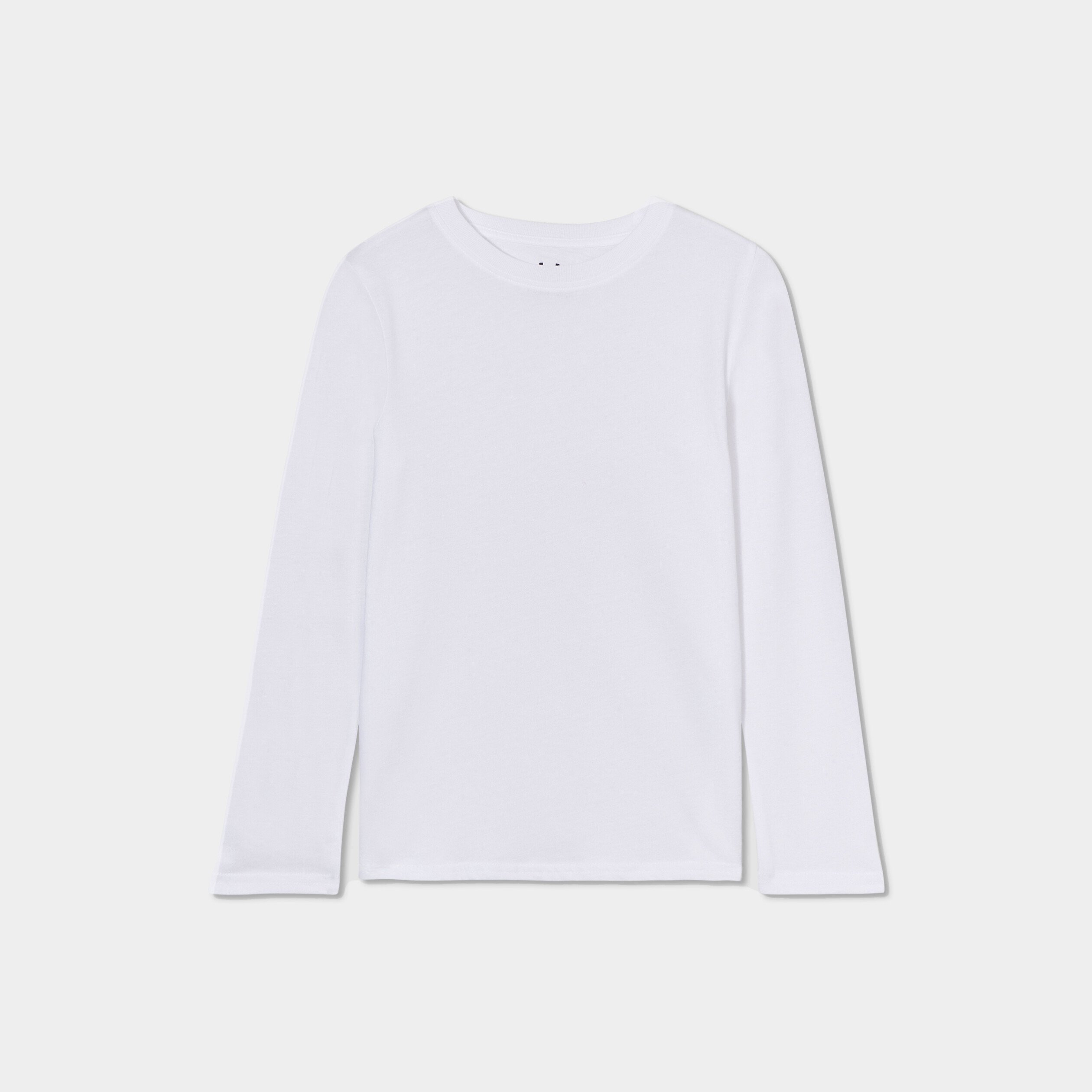 t shirt manches longues blanc garcon T-shirt manches longues blanc garçon
