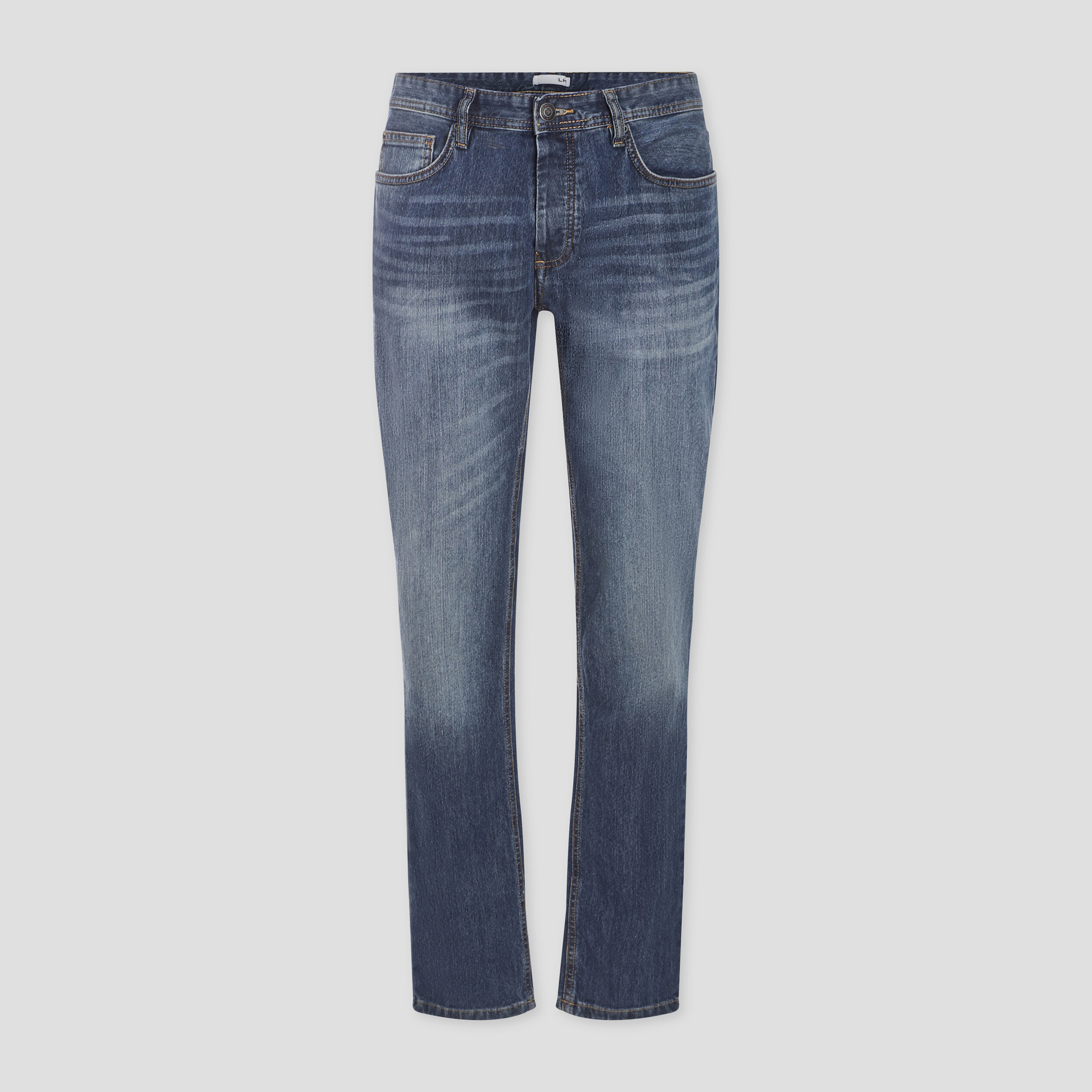 jeans straight taille standard denim double stone homme Jeans straight taille standard denim double stone homme