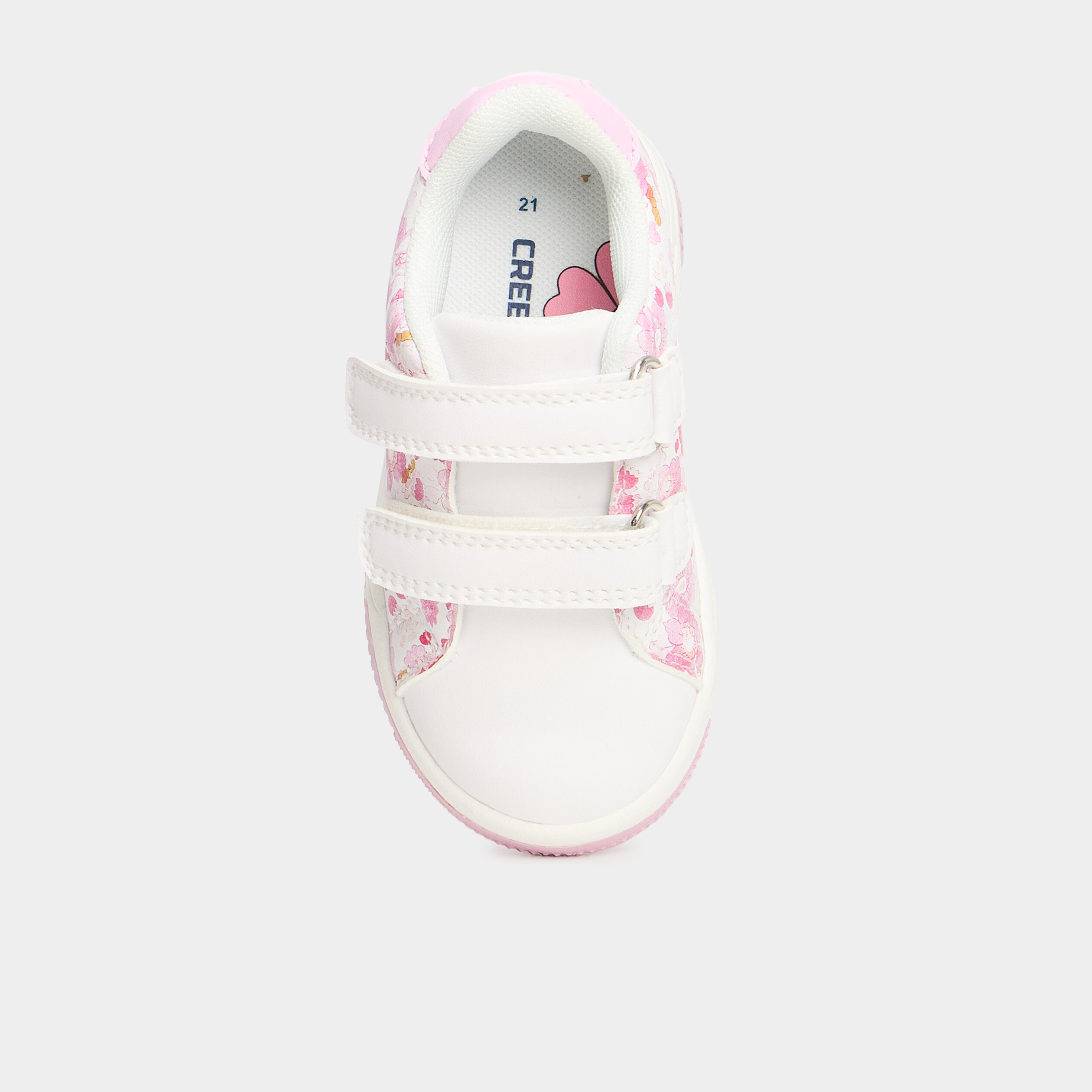 Tennis basses &agrave; scratchs multicolore b&eacute;b&eacute; fille