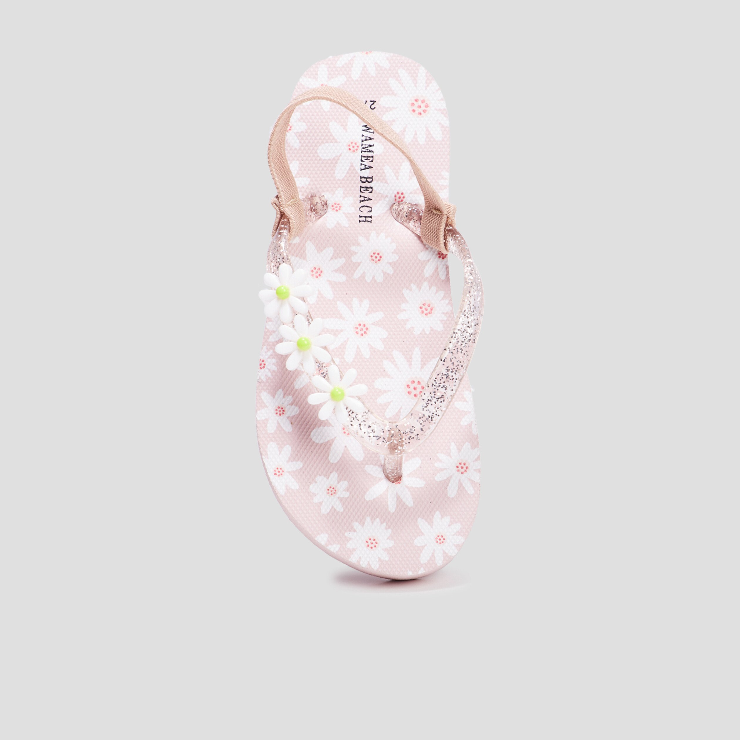 tongs details pailletes wamea beach rose fille Tongs détails pailletés Wamea Beach rose fille