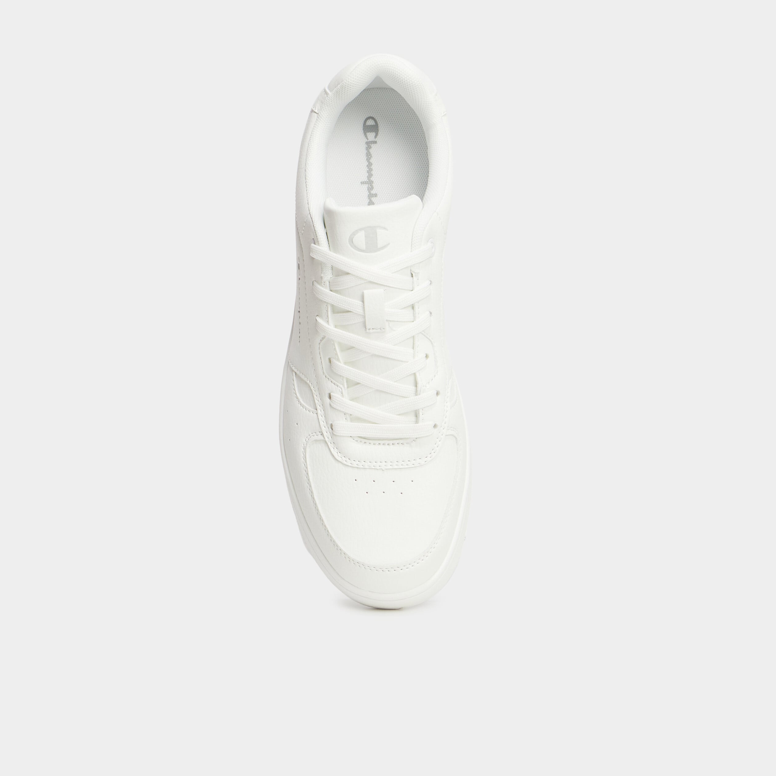 Tennis basses &agrave; lacets Champion Newman blanc homme