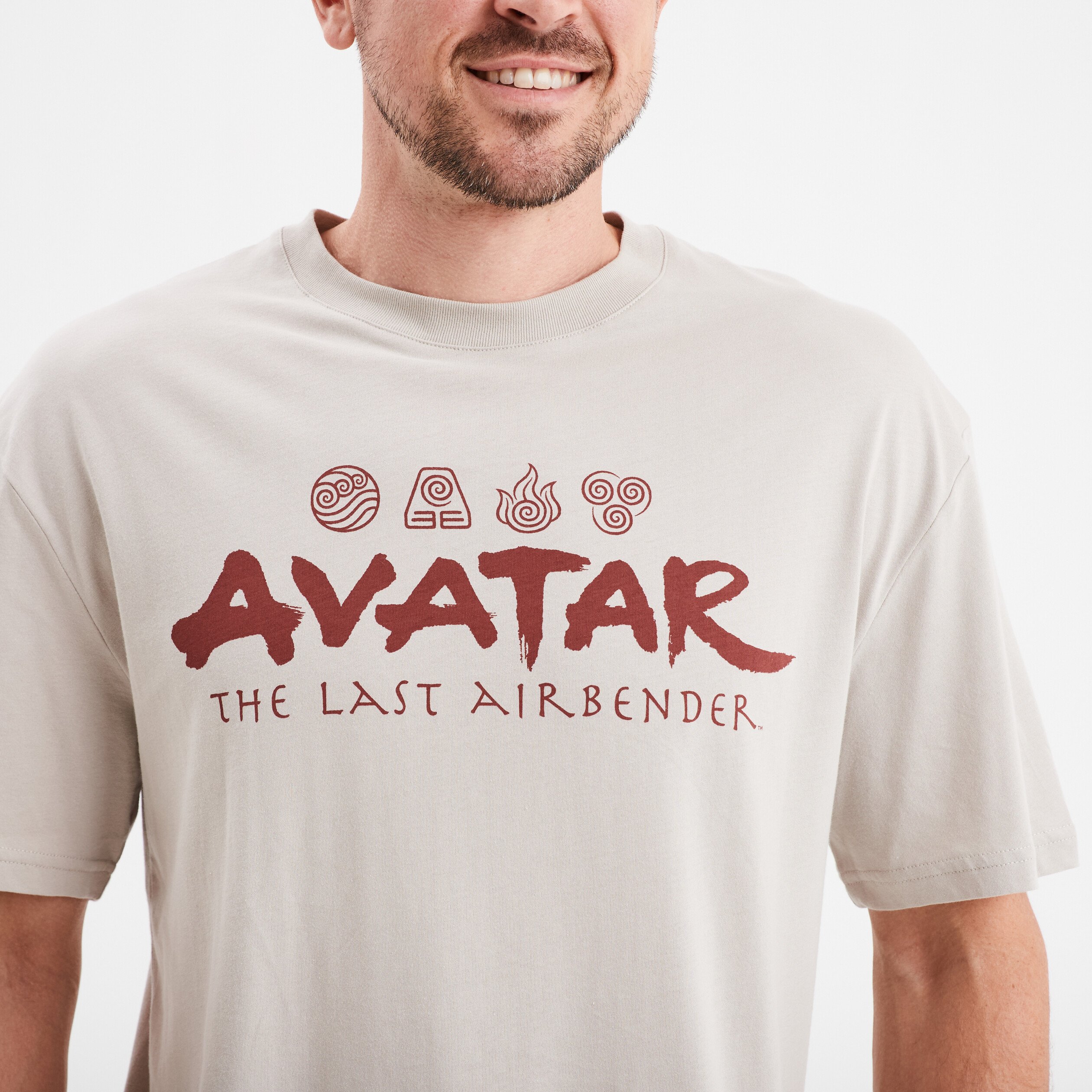 t shirt manches courtes coton avatar sable homme T-shirt manches courtes coton Avatar sable homme