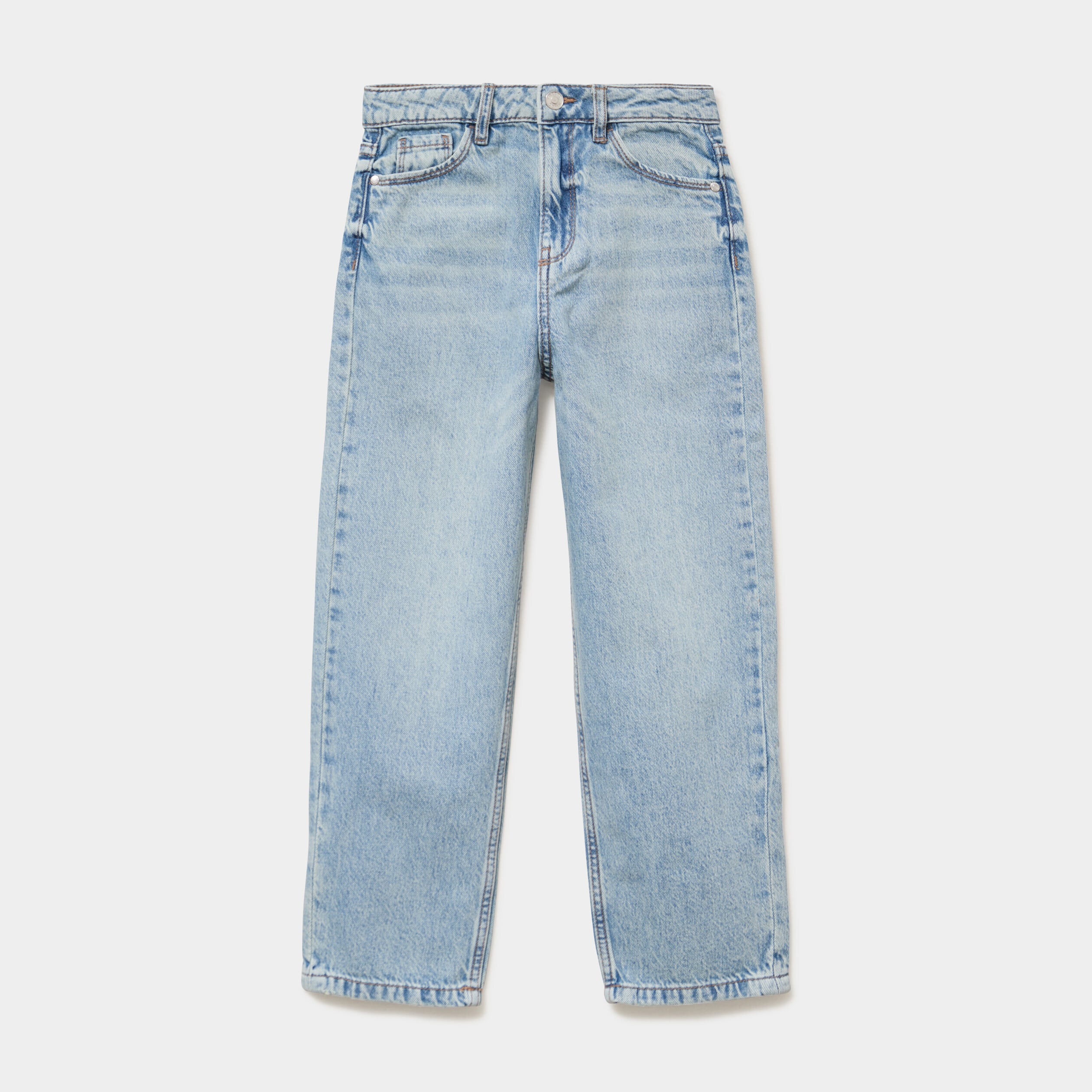 Jean regular 5 poches coton denim double stone fille