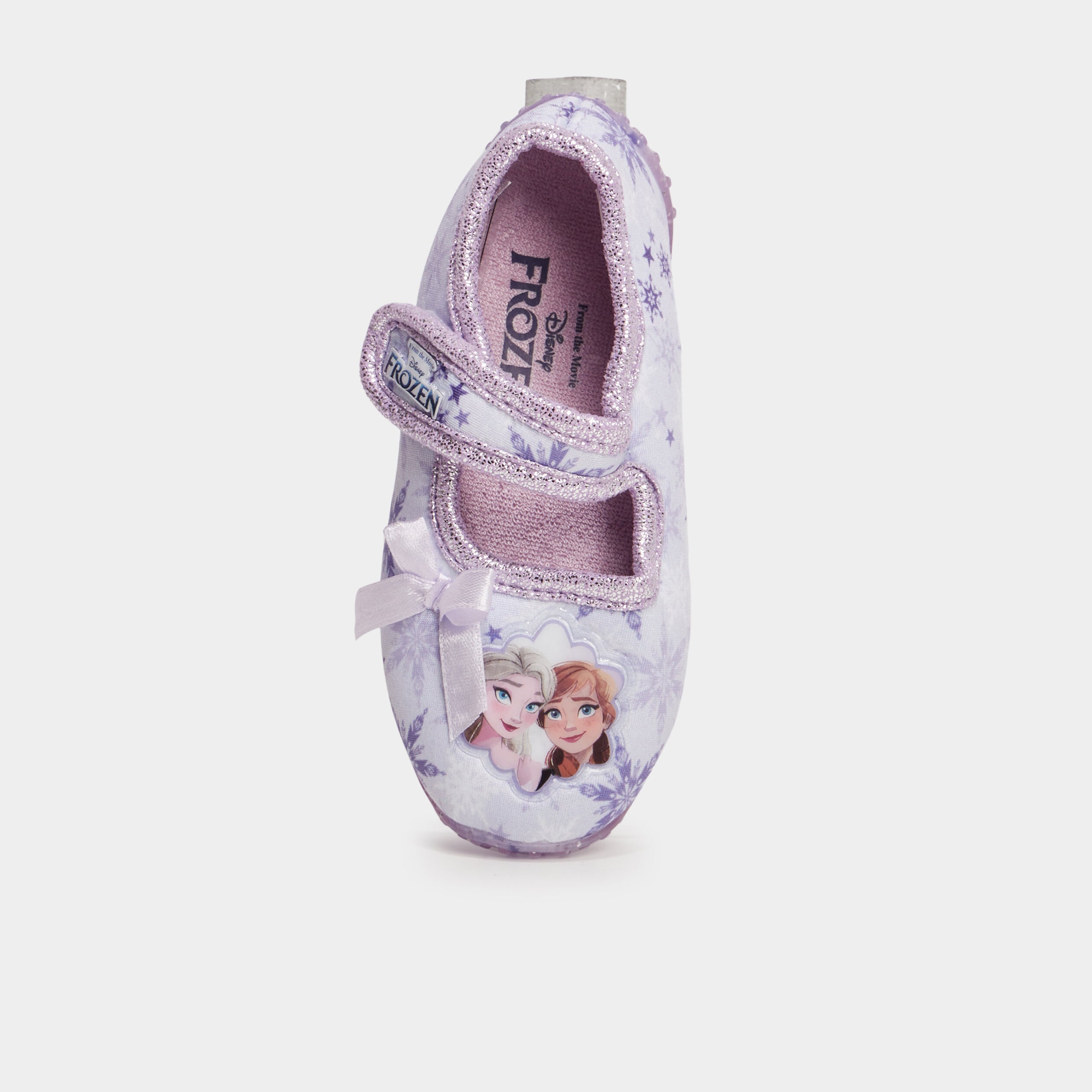 Chaussons ballerines Reine des neiges mauve fille