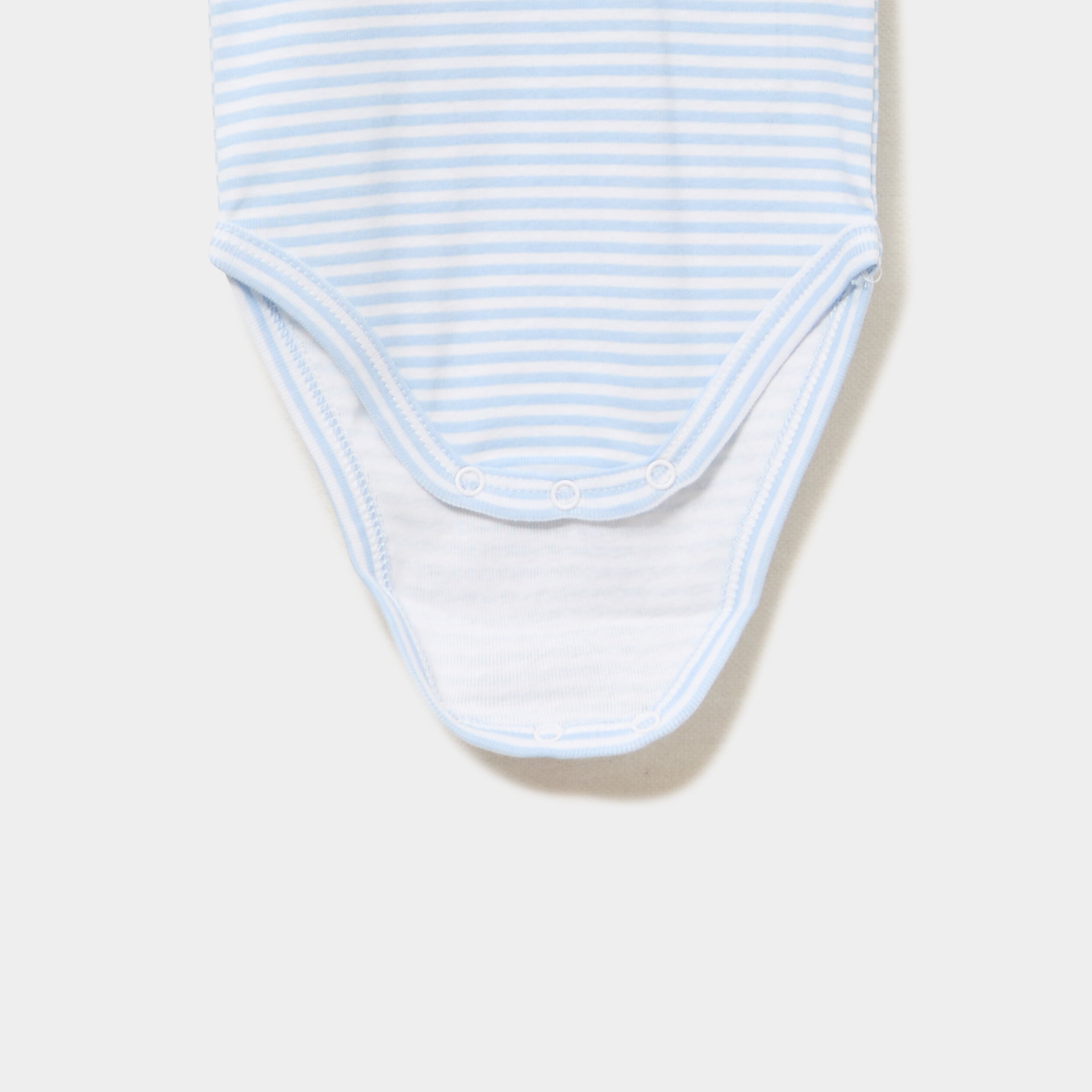 Lot 3 bodies US coton manches courtes bleu ciel b&eacute;b&eacute;
