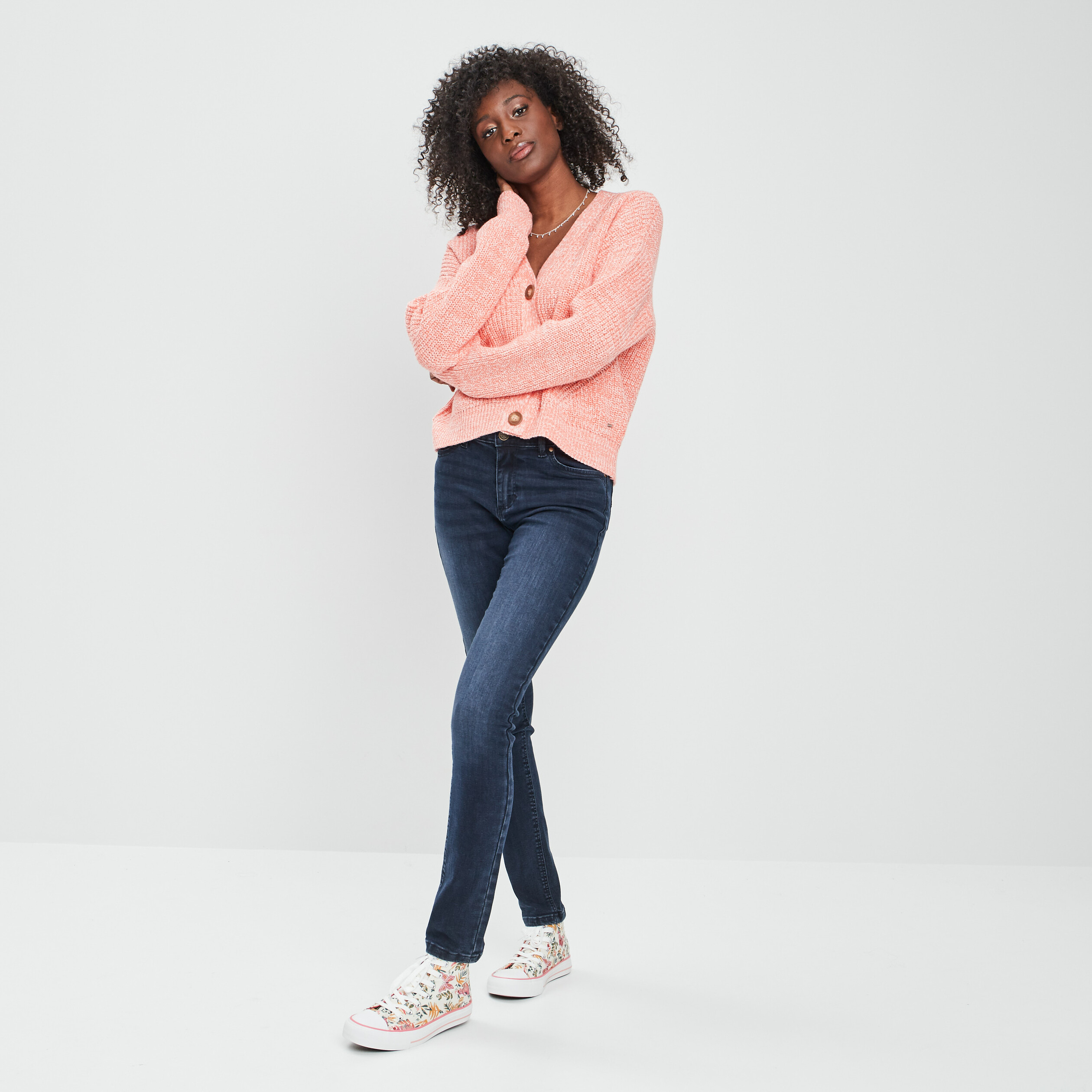 jeans standard coupe regular creeks denim blue black femme Jeans standard coupe regular Creeks denim blue black femme