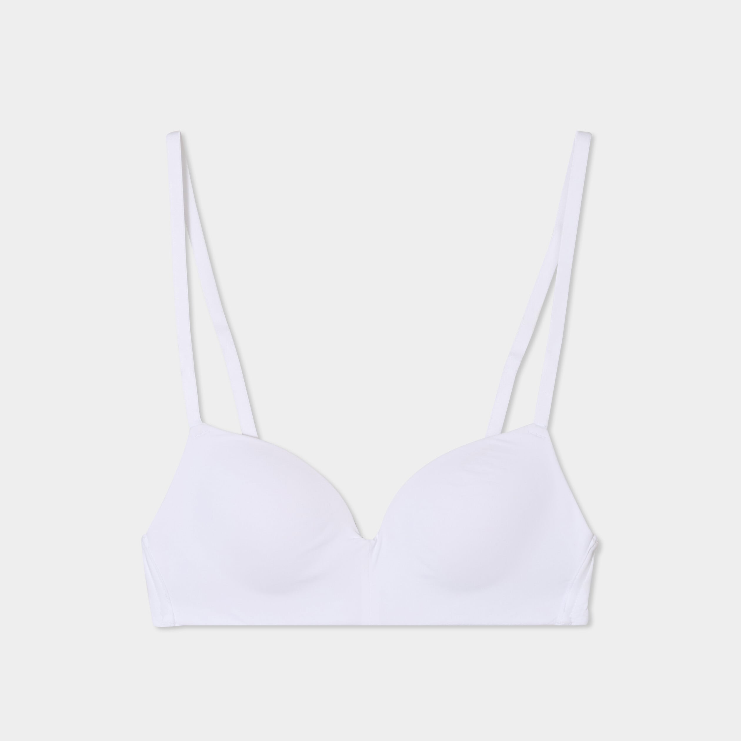 Soutien-gorge push-up triangle blanc femme