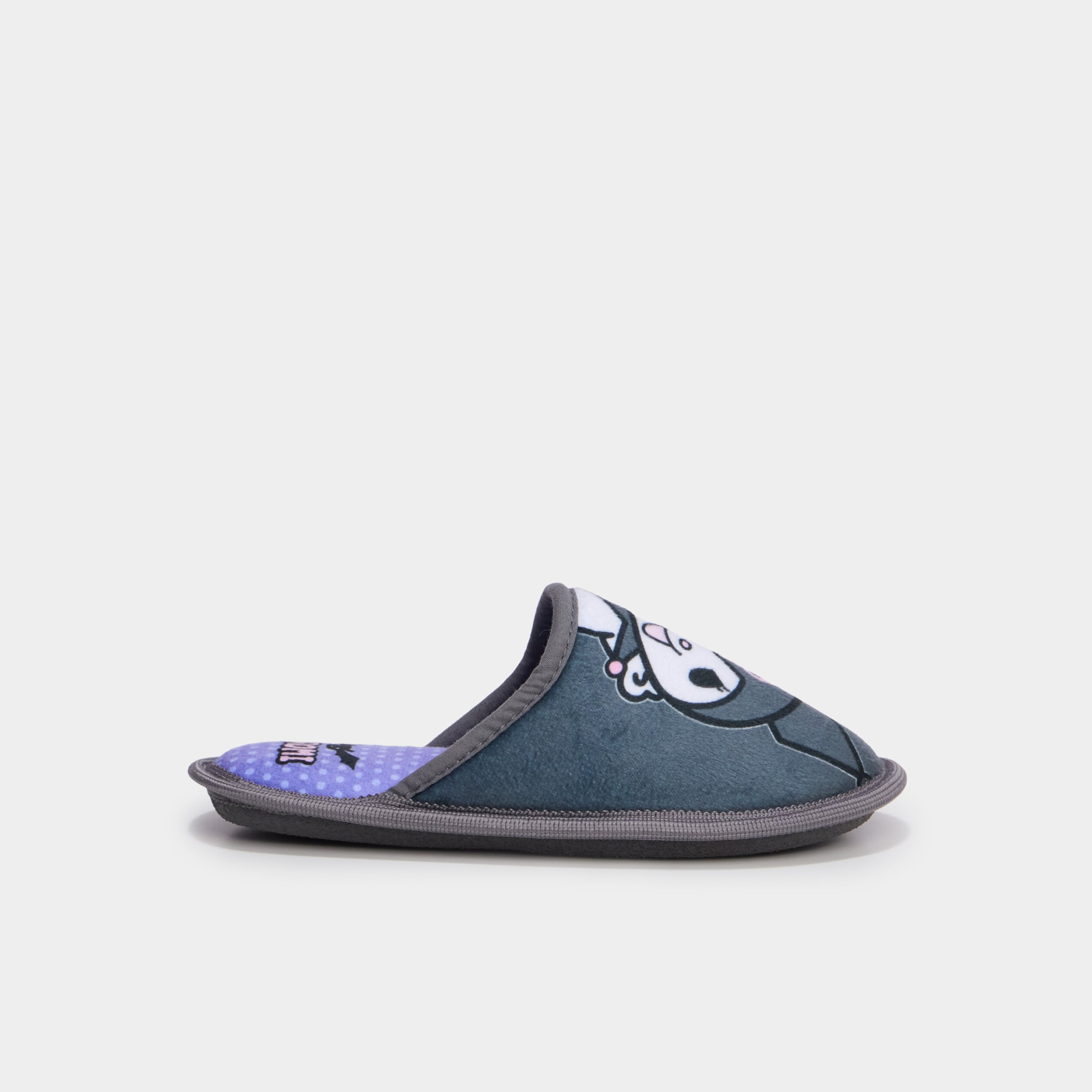 Chaussons mules Hello Kitty Kuromi mauve fille