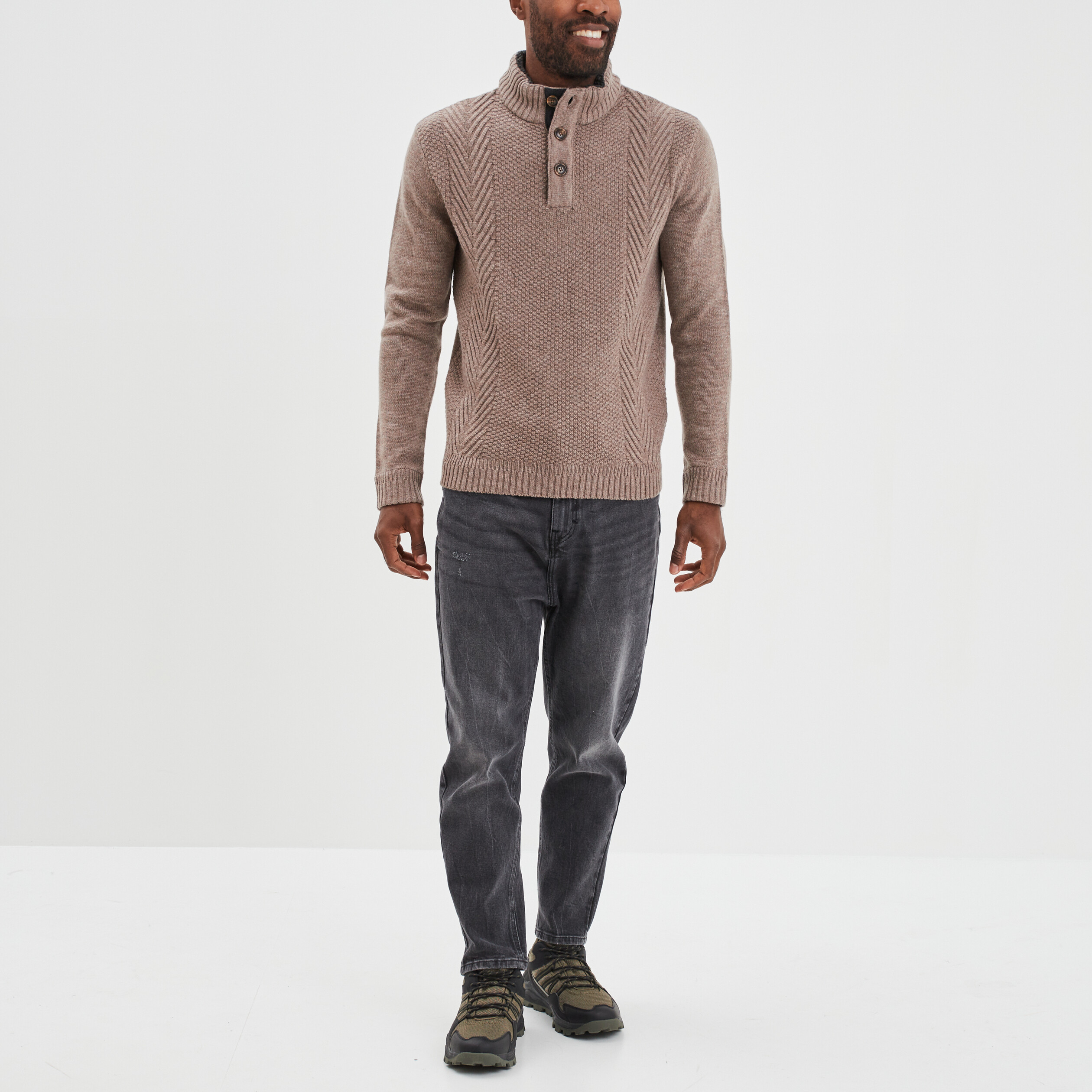 Cardigan Everyday boutonné - Homme - Pure Laine | FR