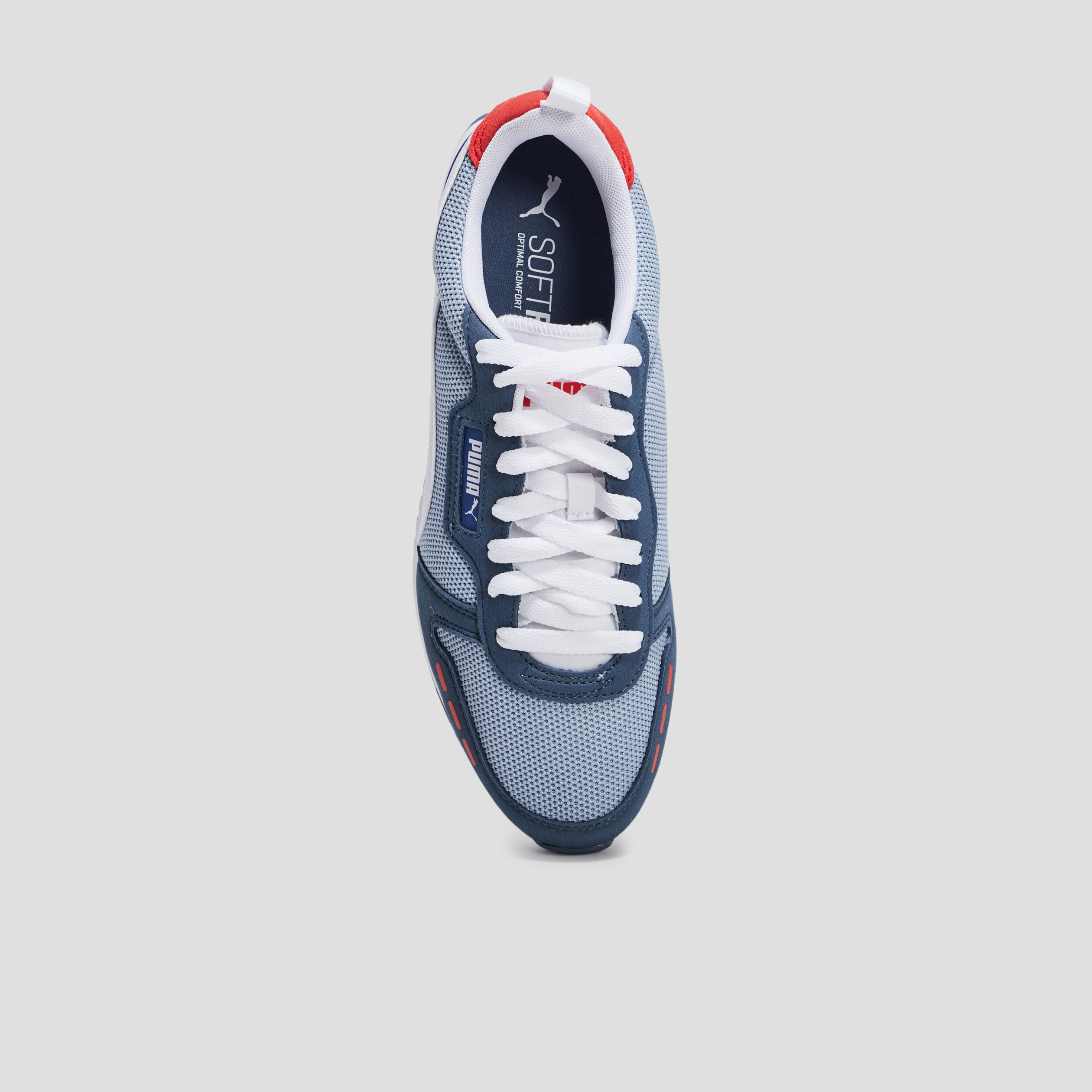 runnings a lacets puma r78 bleu gris homme Runnings à lacets Puma R78 bleu gris homme