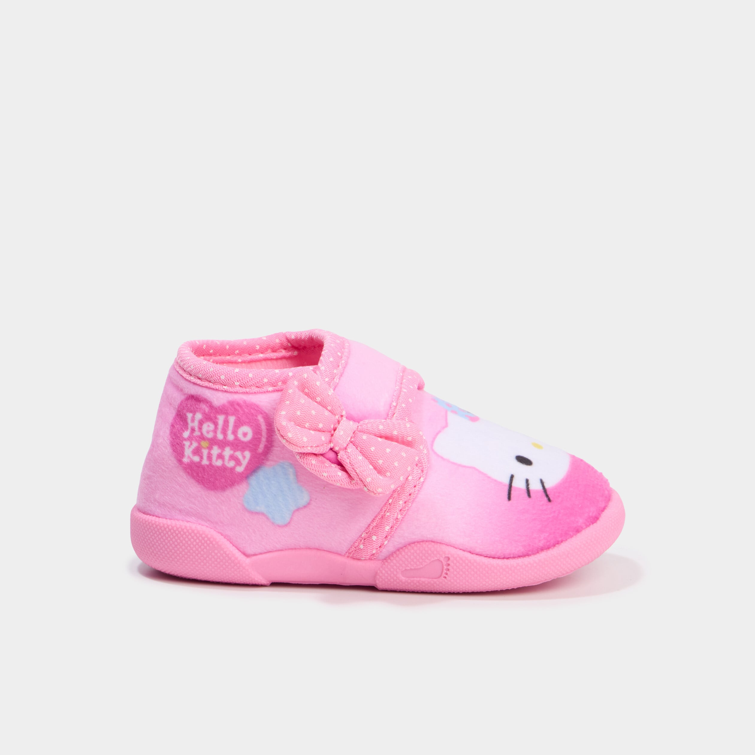 Chaussons bottillons Hello Kitty rose b&eacute;b&eacute; fille
