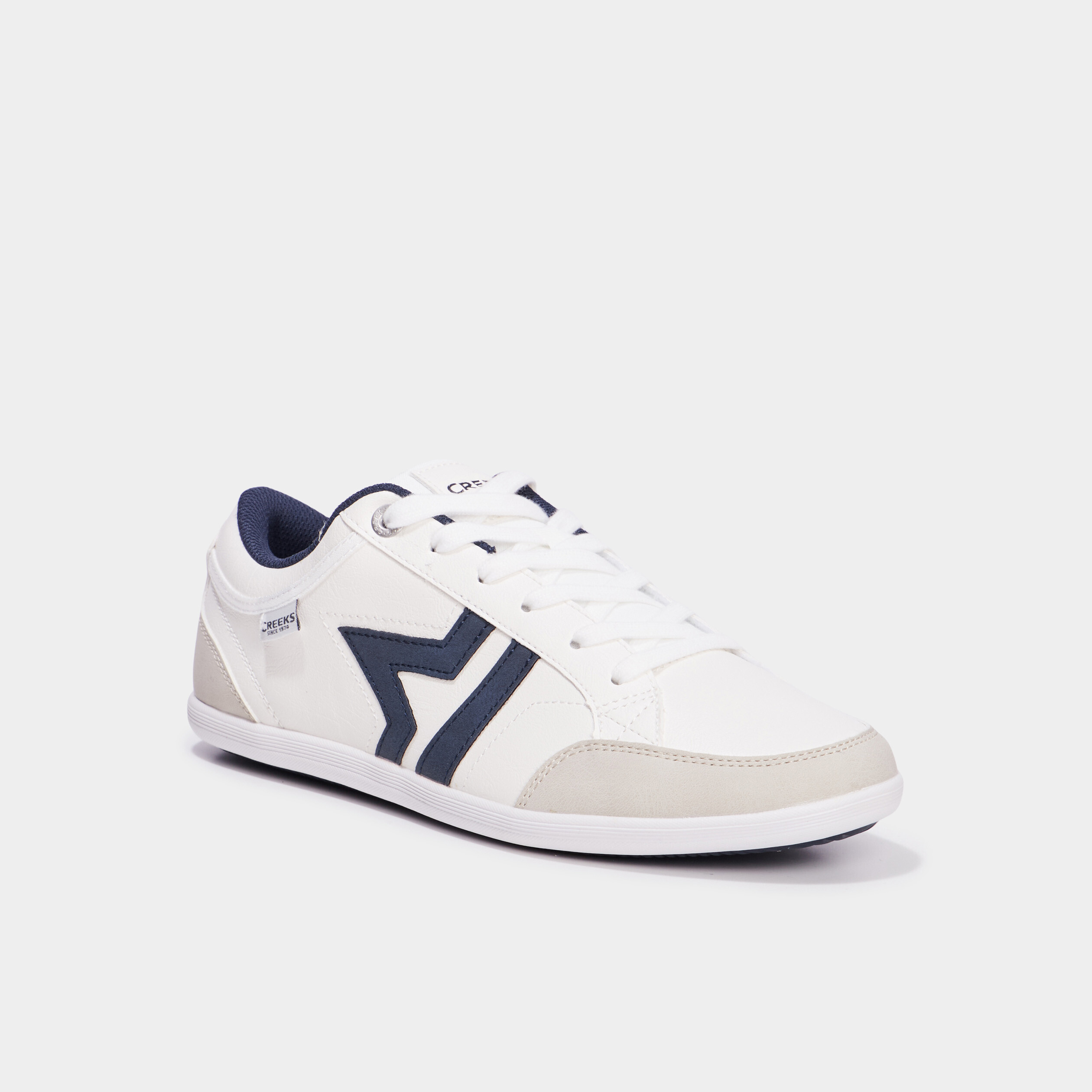 tennis basses a lacets blanc homme Tennis basses à lacets blanc homme