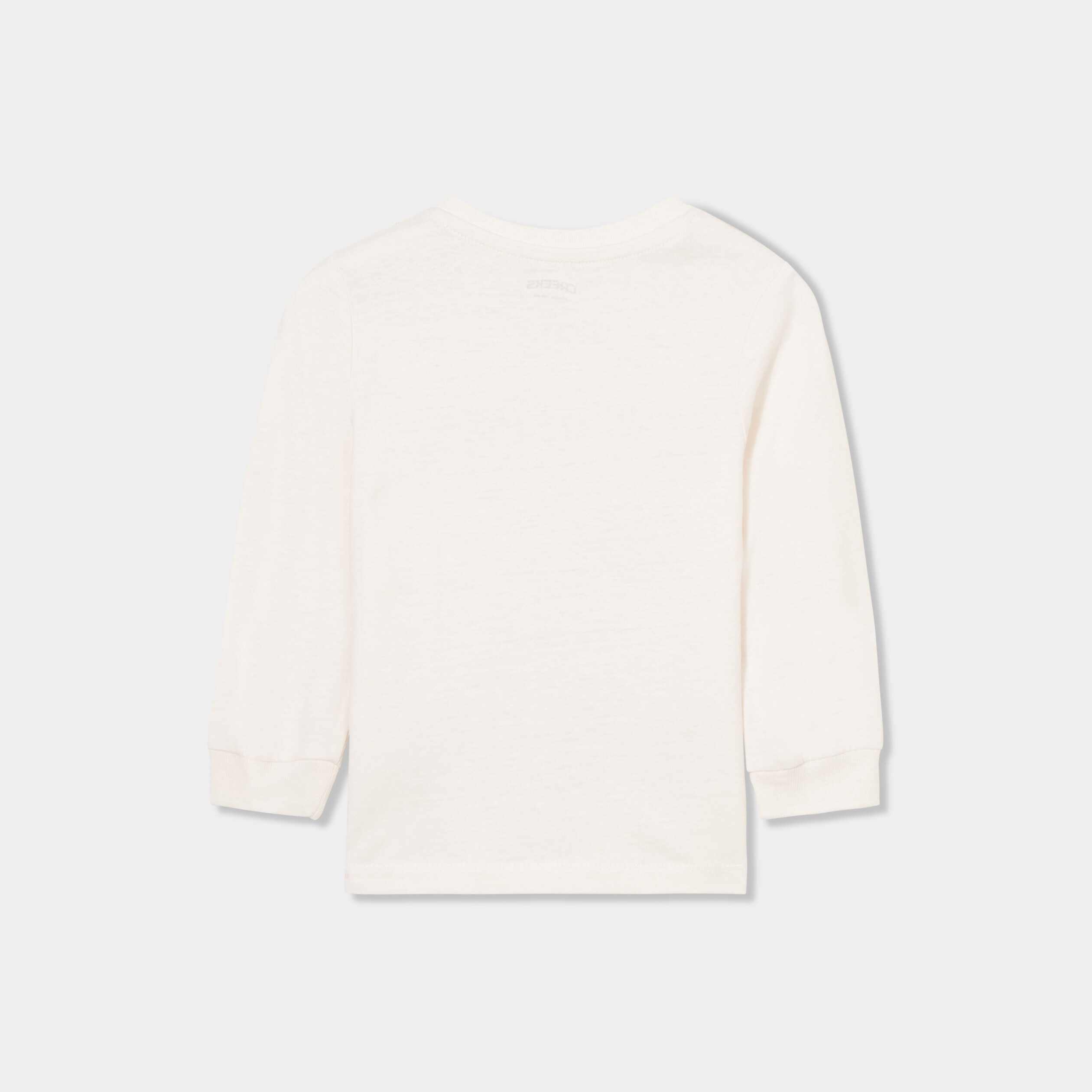 T-shirt manches longues coton Creeks blanc bébé garçon